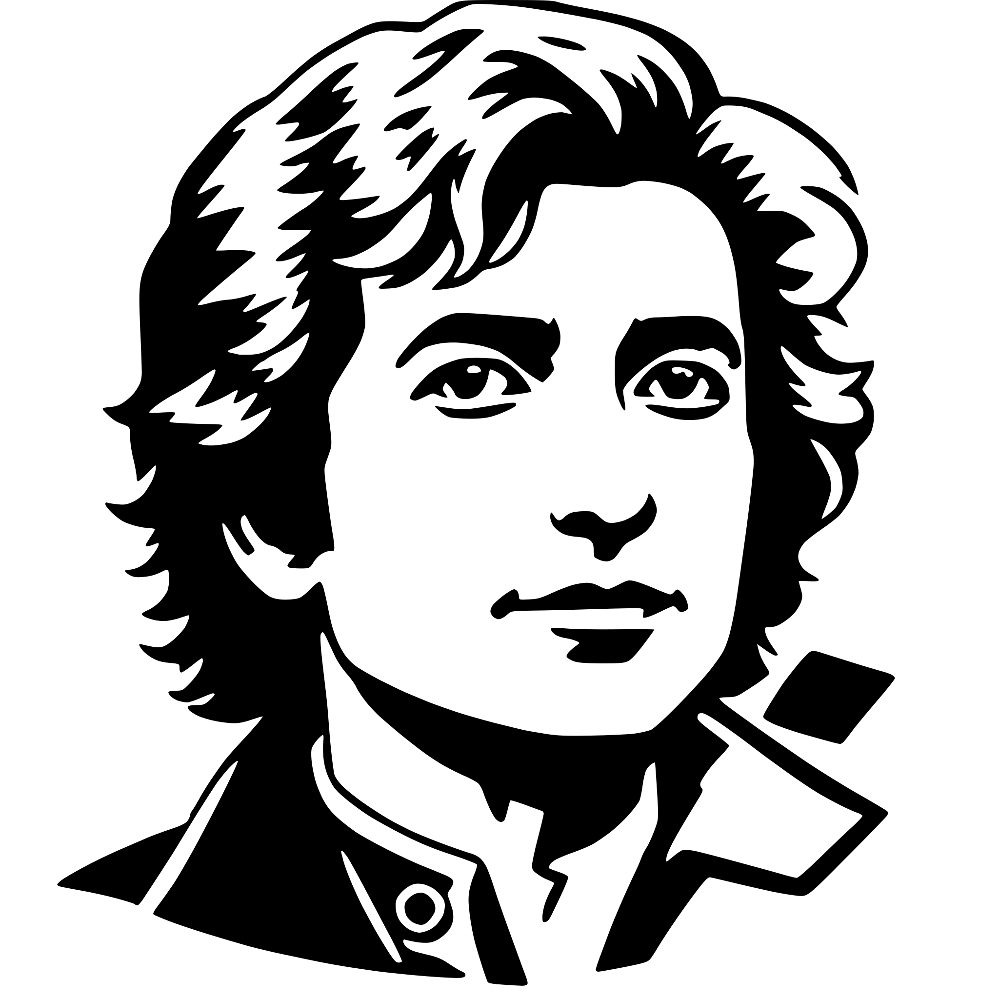AI-generated SVG of 'bob dylan'