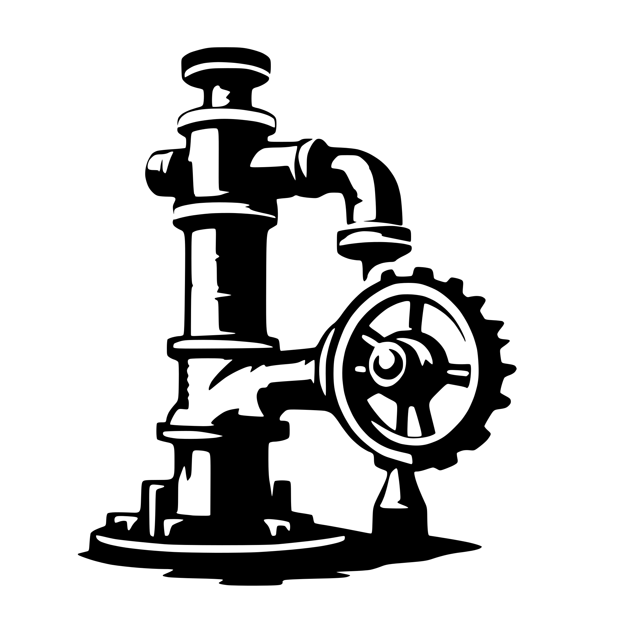 AI-generated SVG of 'water pump'