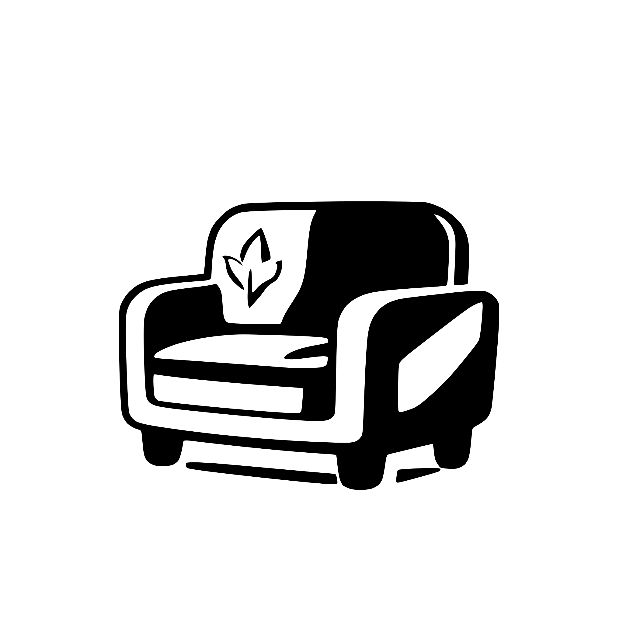 AI-generated SVG of a sofa