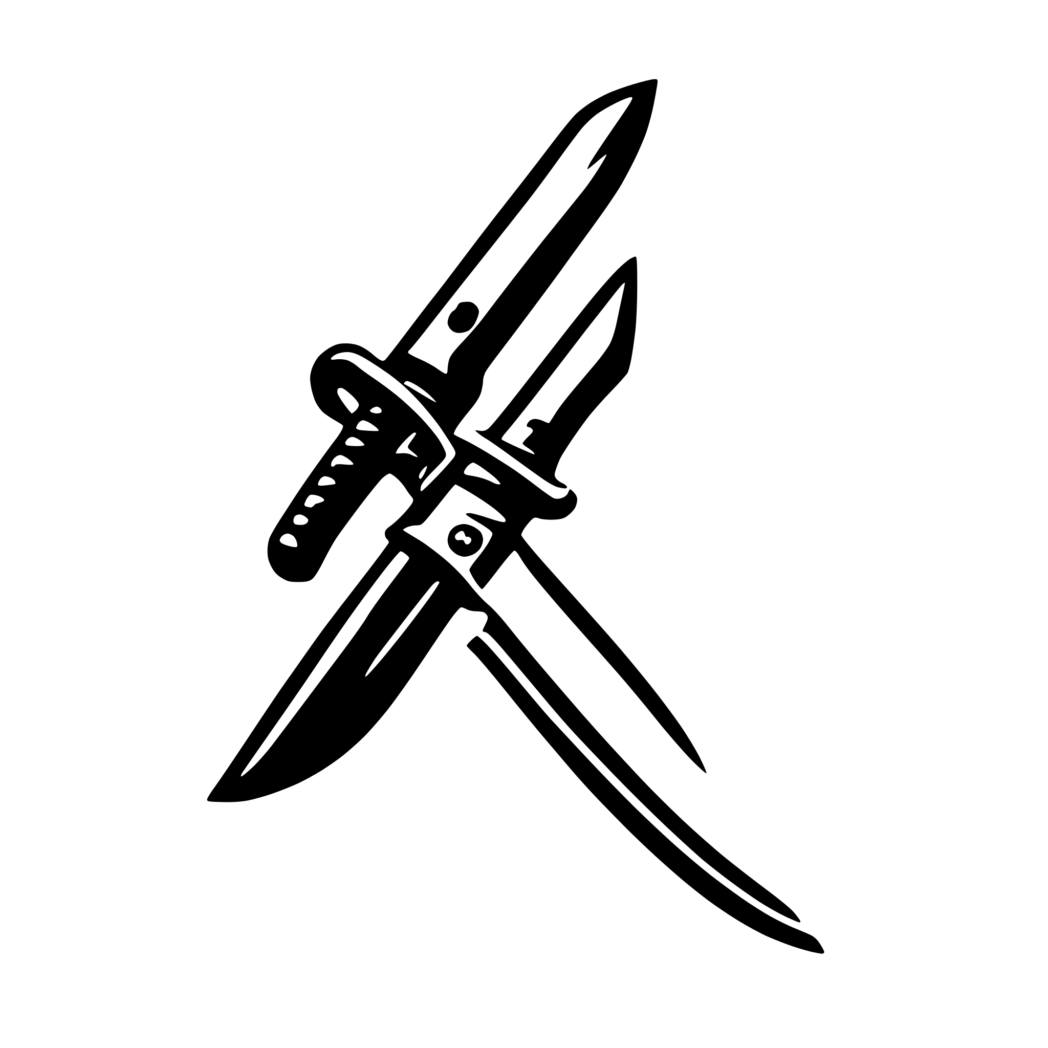 AI-generated SVG of 'EDC knife'