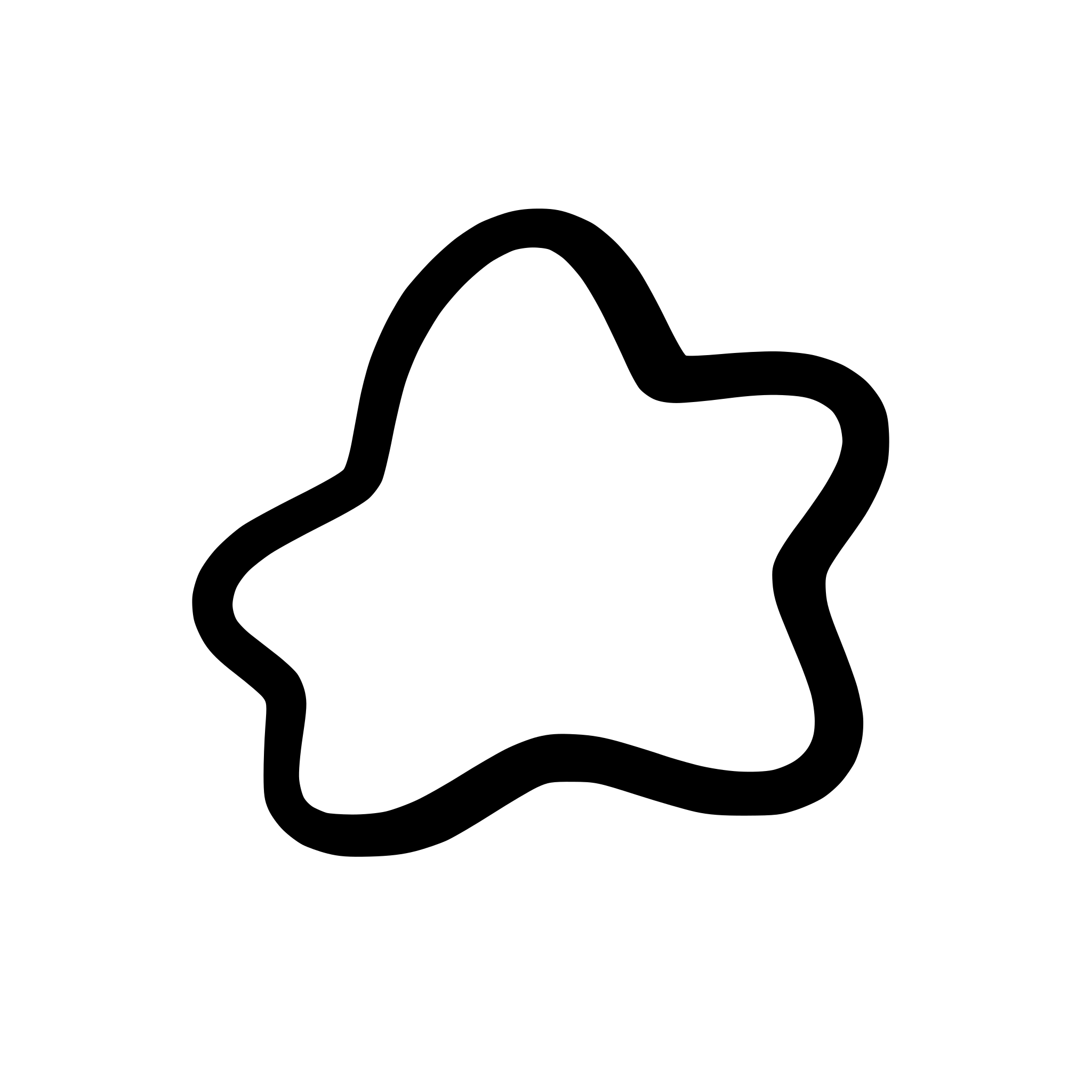 AI-generated SVG of a star