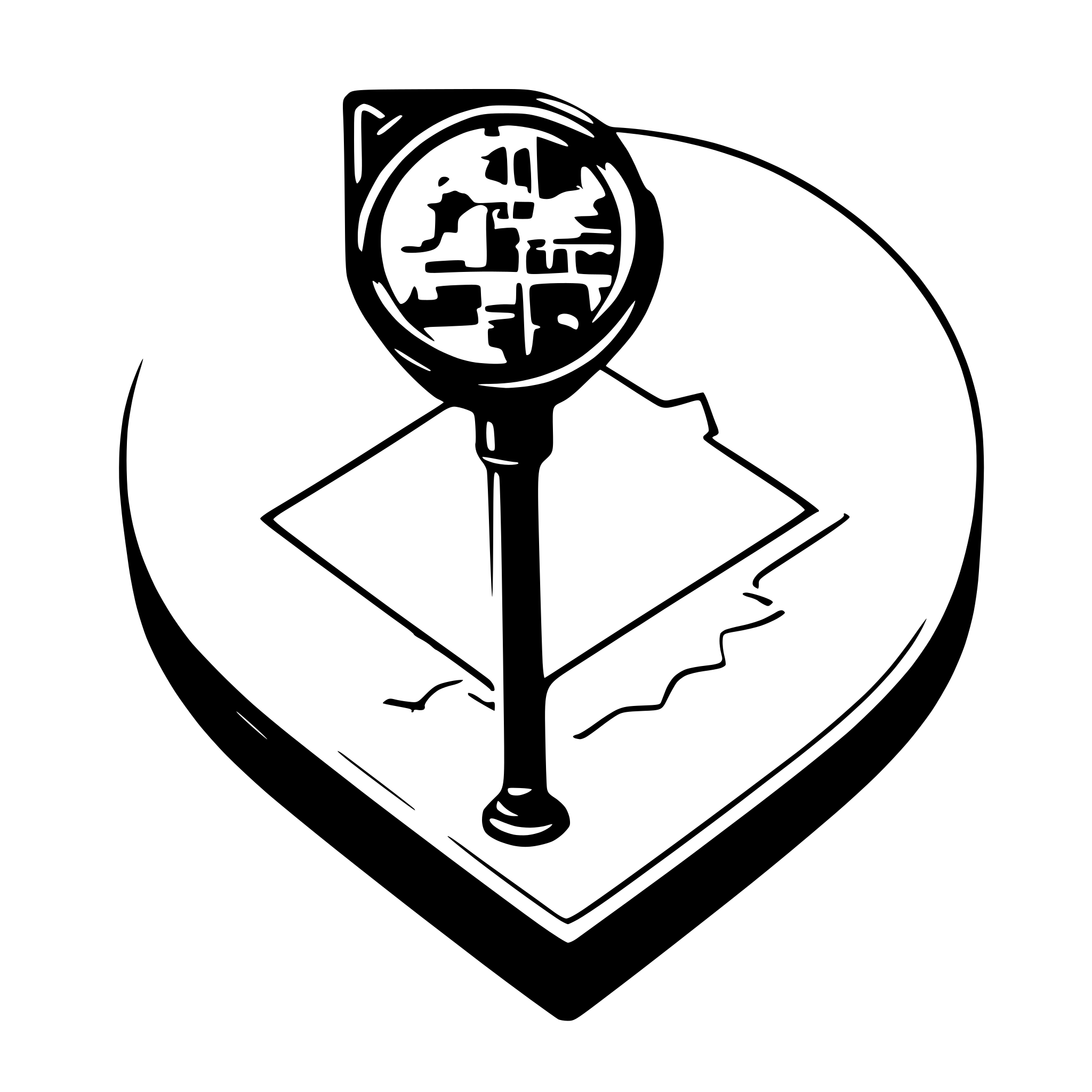 AI-generated SVG of 'أنظمة تحديد المواقع GPS'