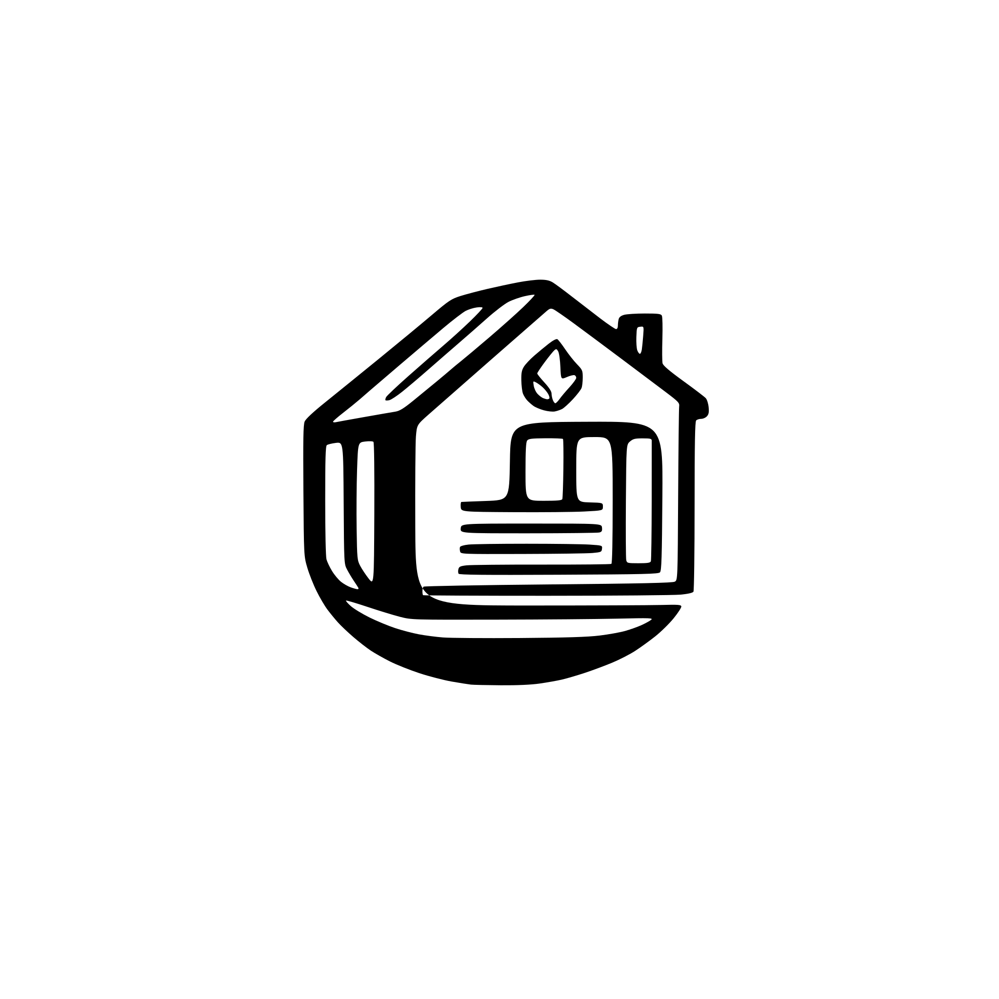 AI-generated SVG of 'home logo'