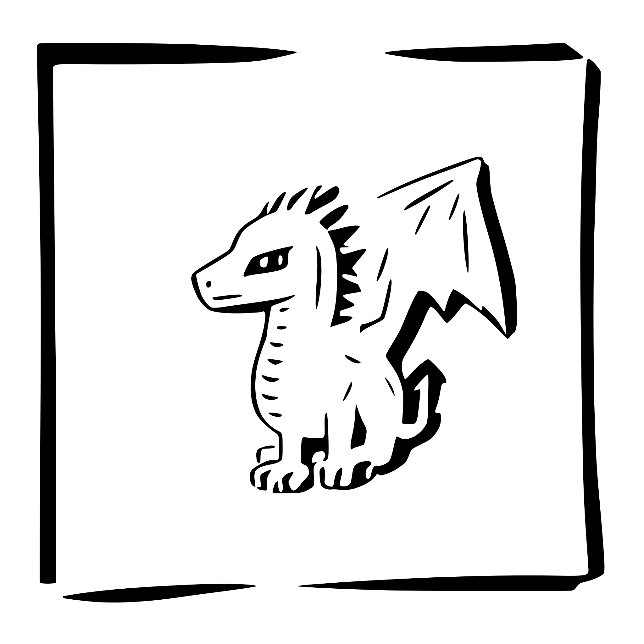 AI-generated SVG of a small shard of dragon