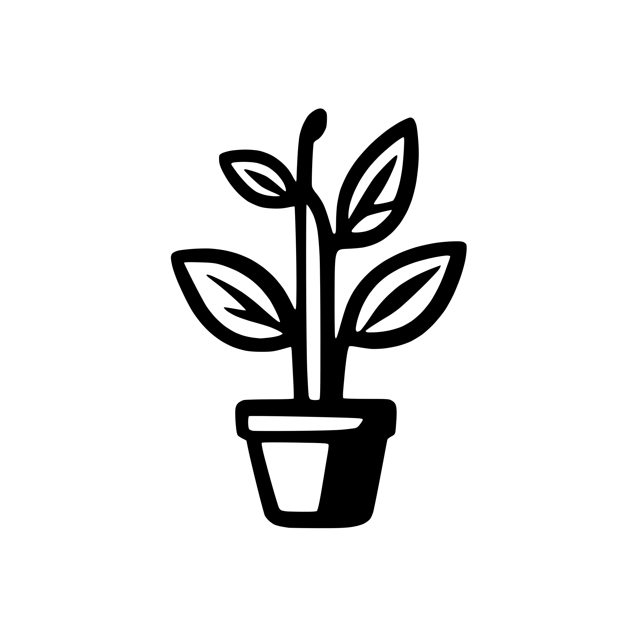 AI-generated SVG of a plant icon