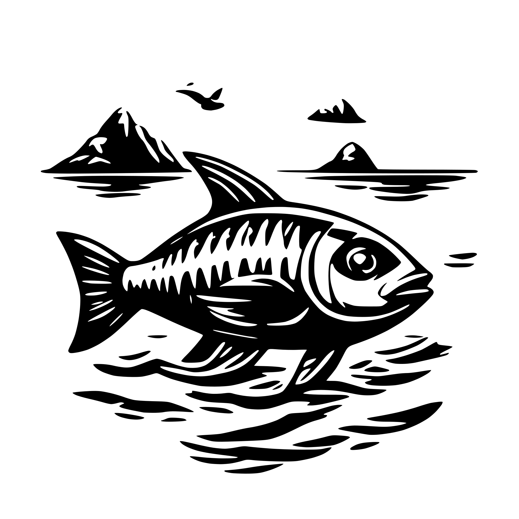 AI-generated SVG of 'generate fish in the sea'