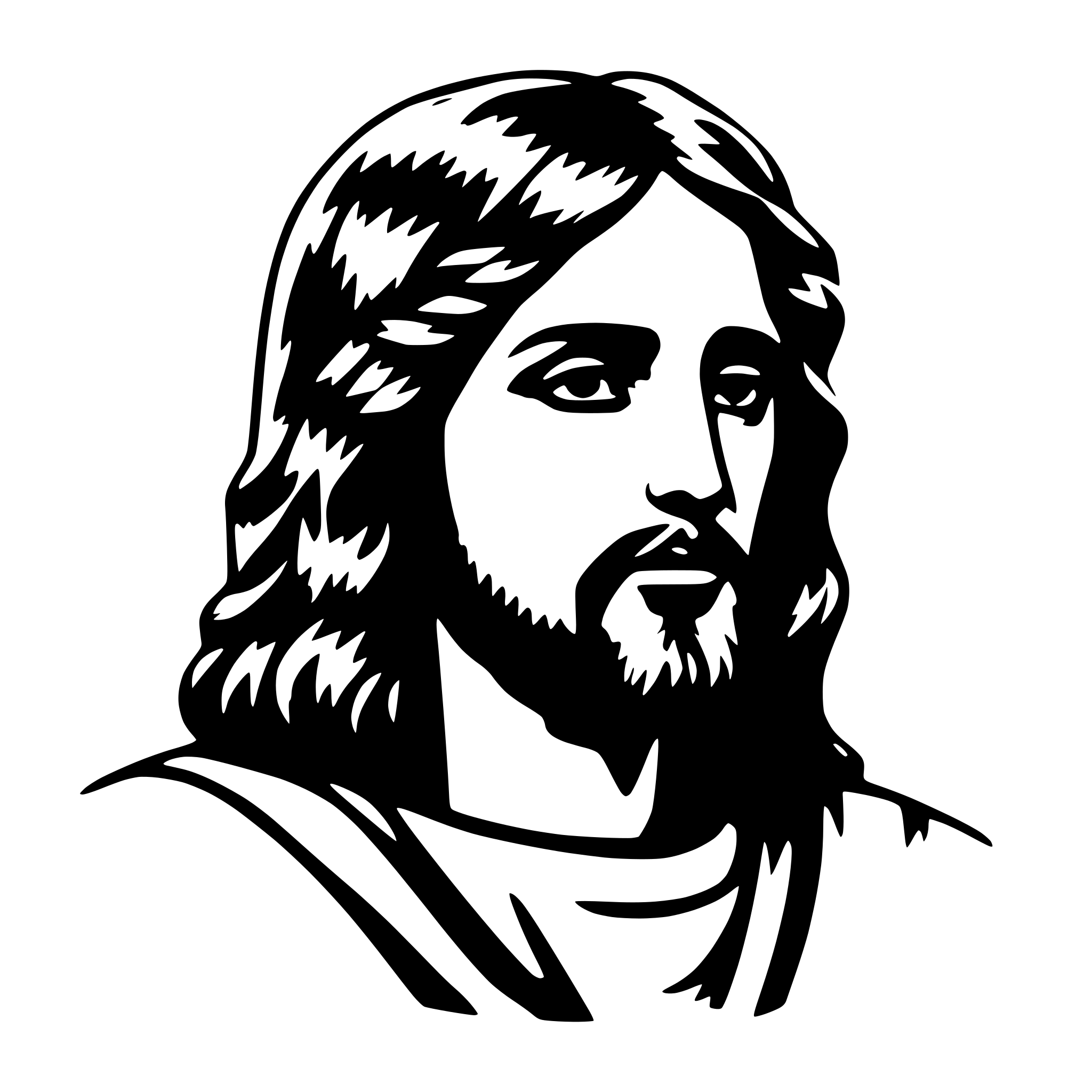 AI-generated SVG of 'Jesuscrist'