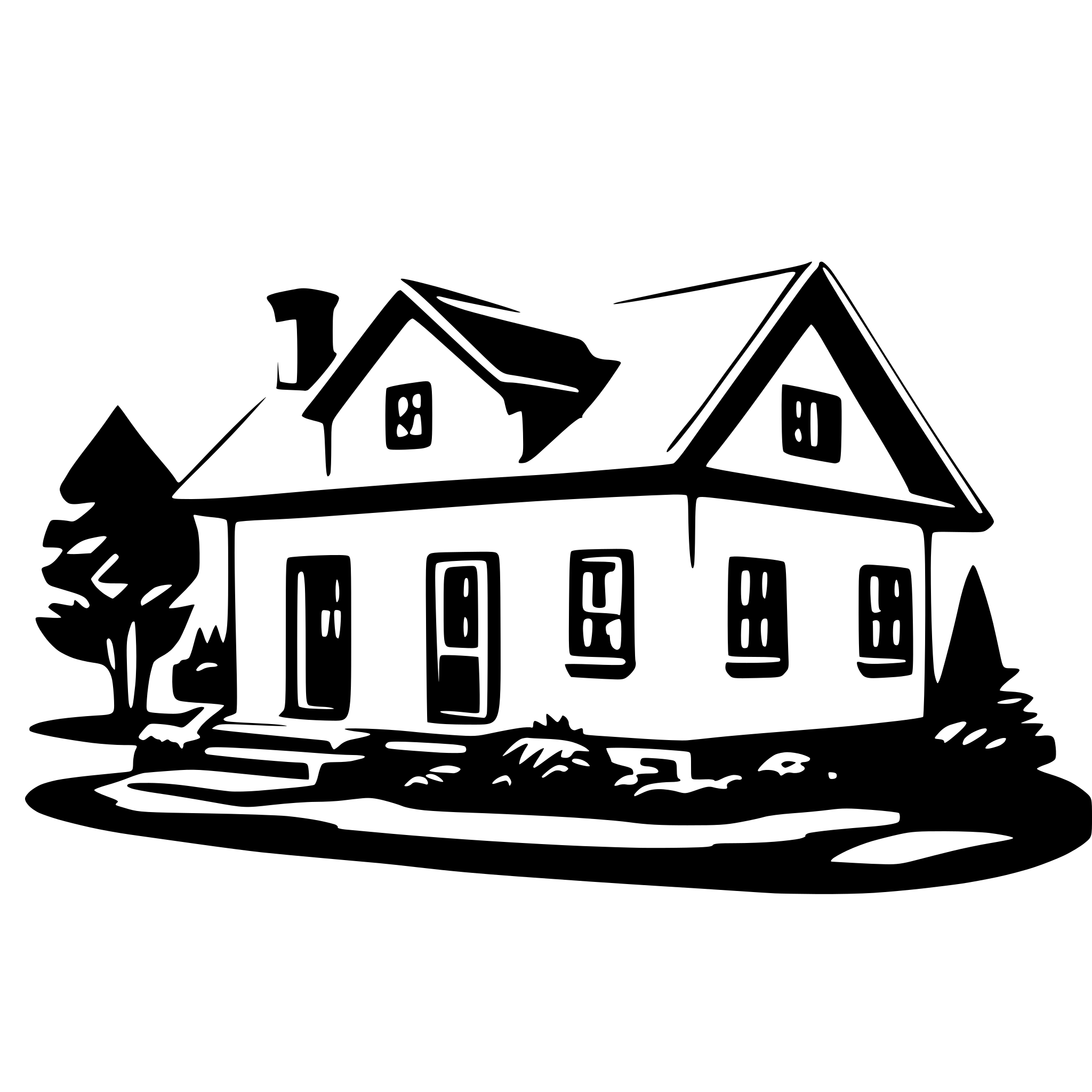 AI-generated SVG of 'house'