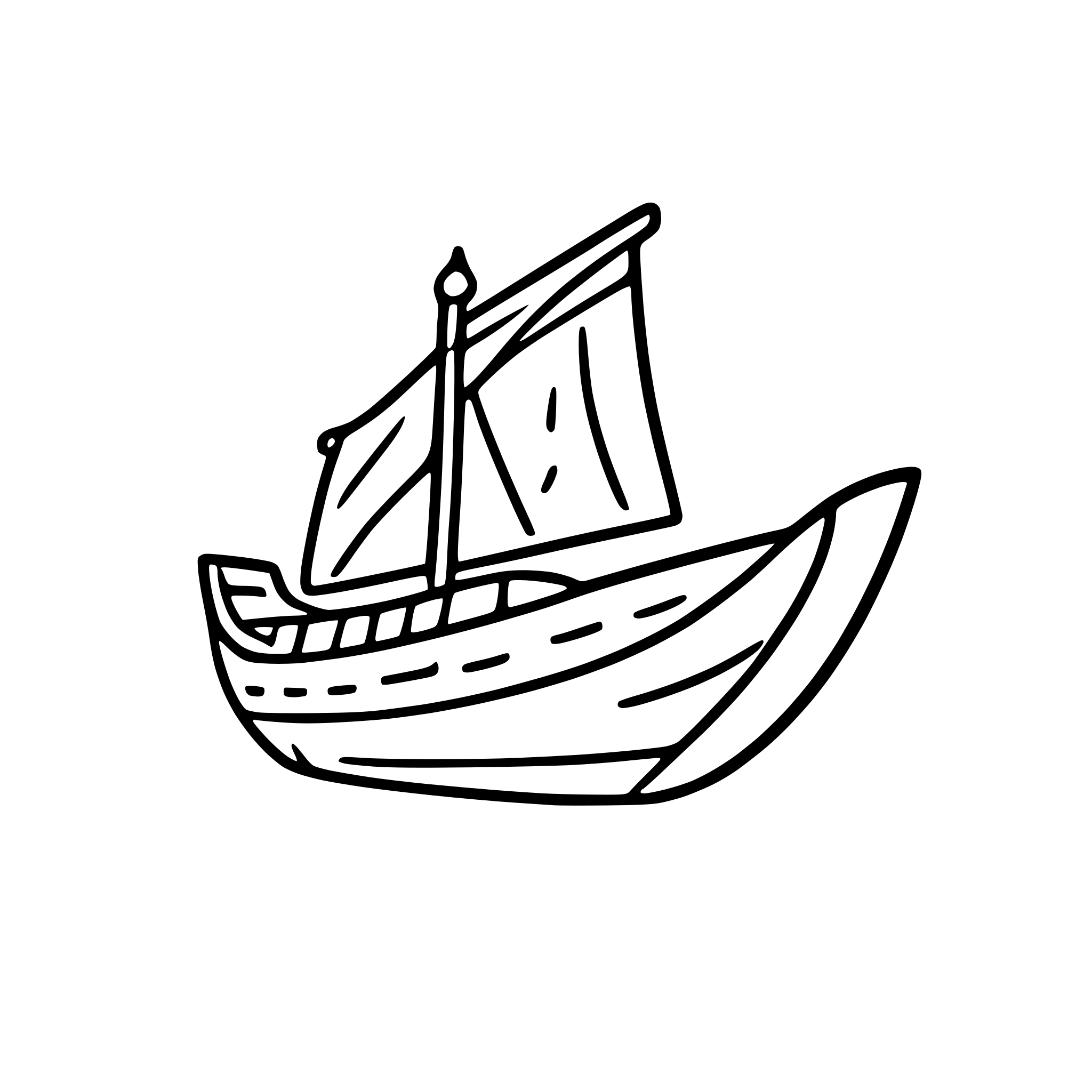AI-generated SVG of 'viking ship'