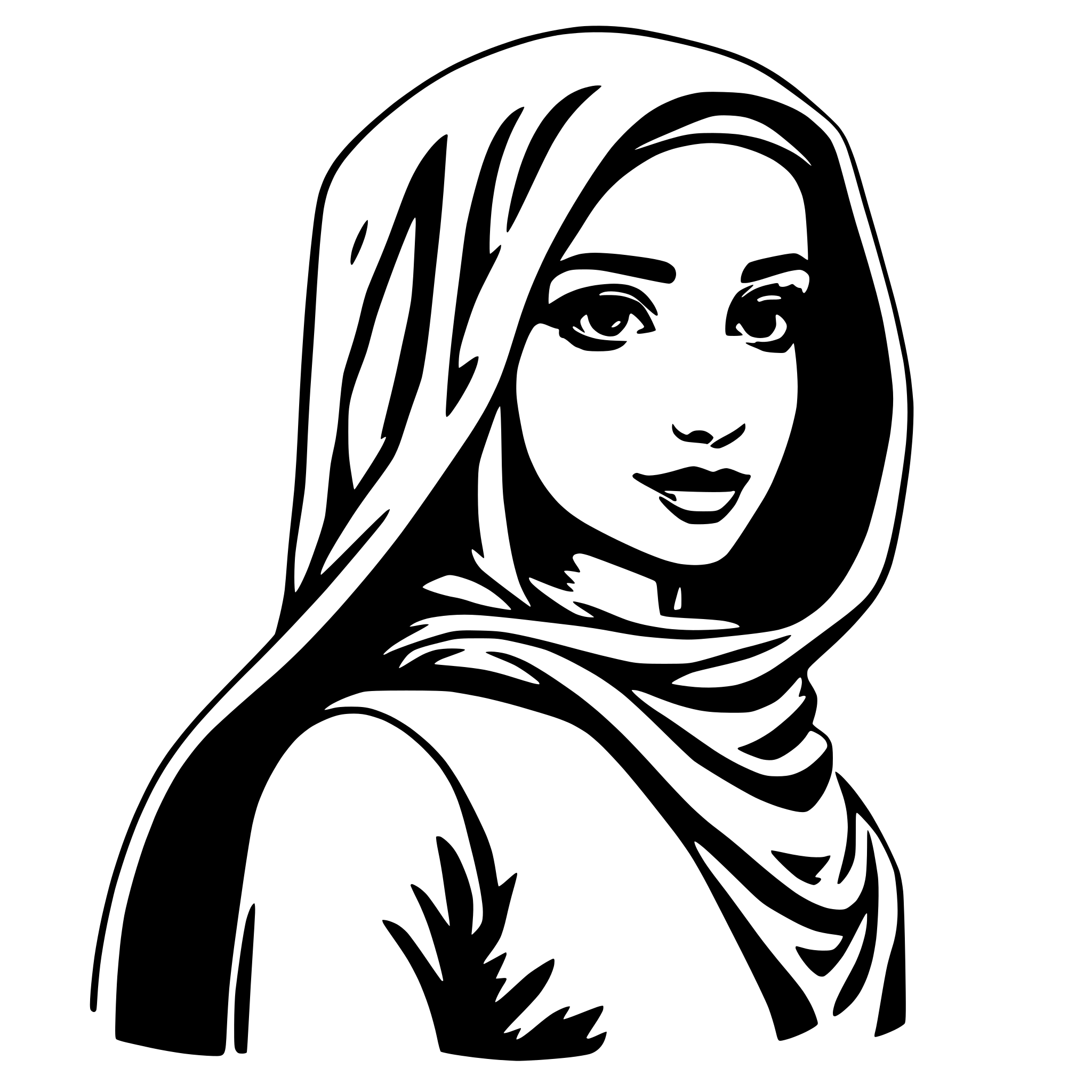 AI-generated SVG of 'pakistan hijab'