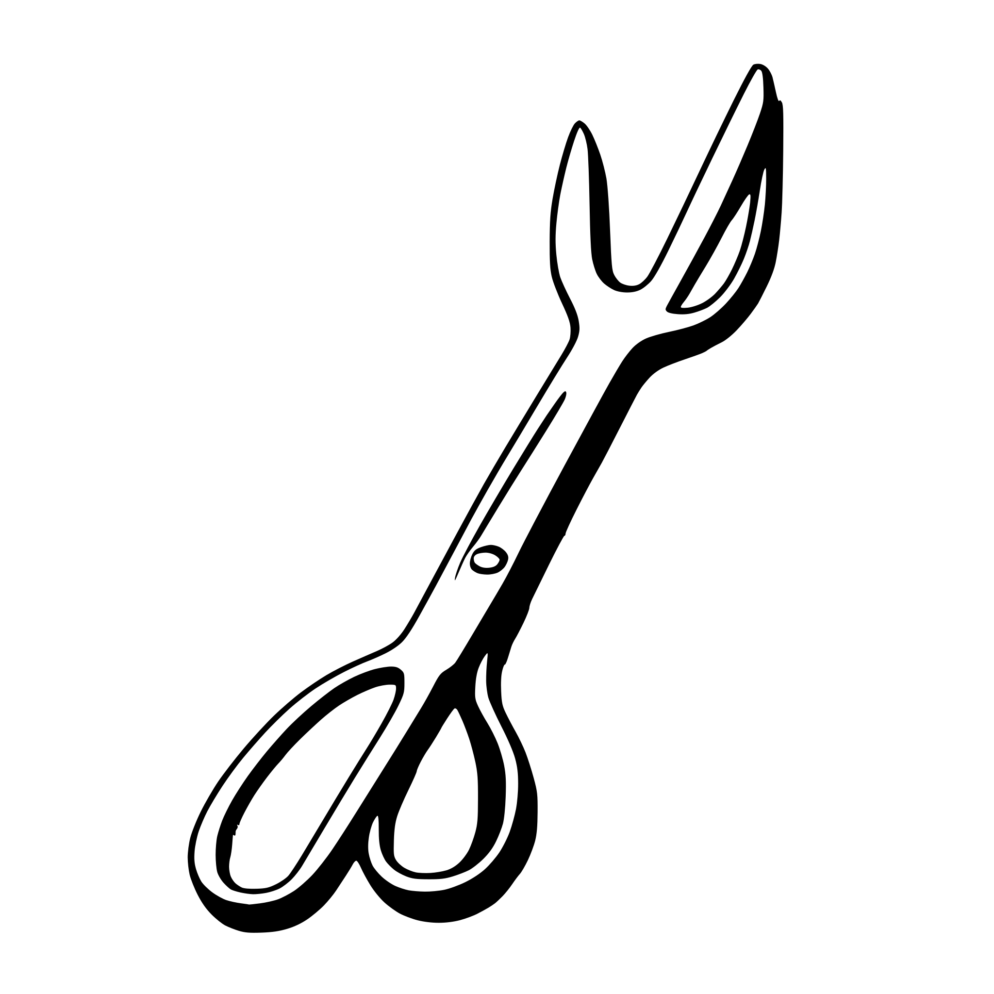 AI-generated SVG of a scissors