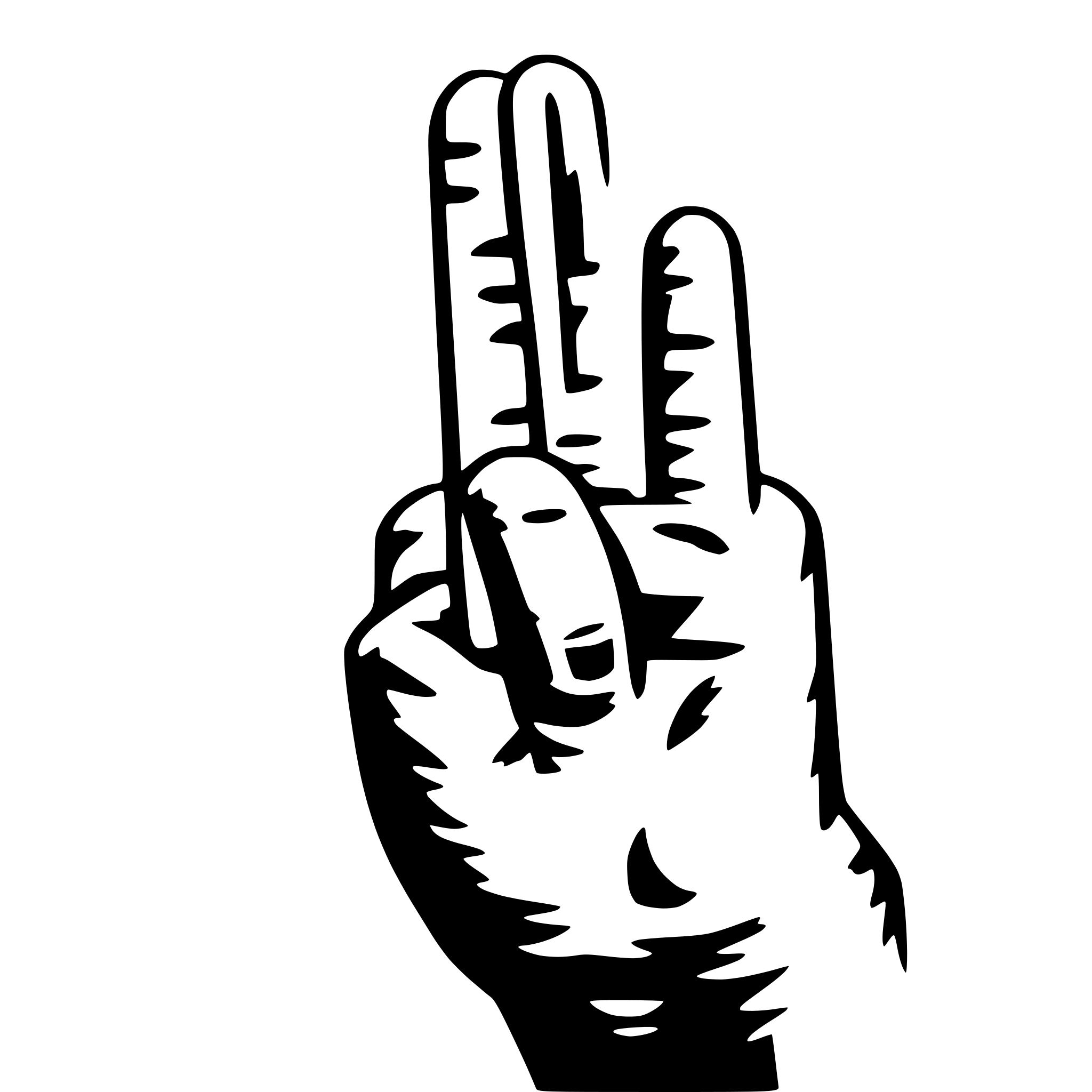 AI-generated SVG of a big finger up