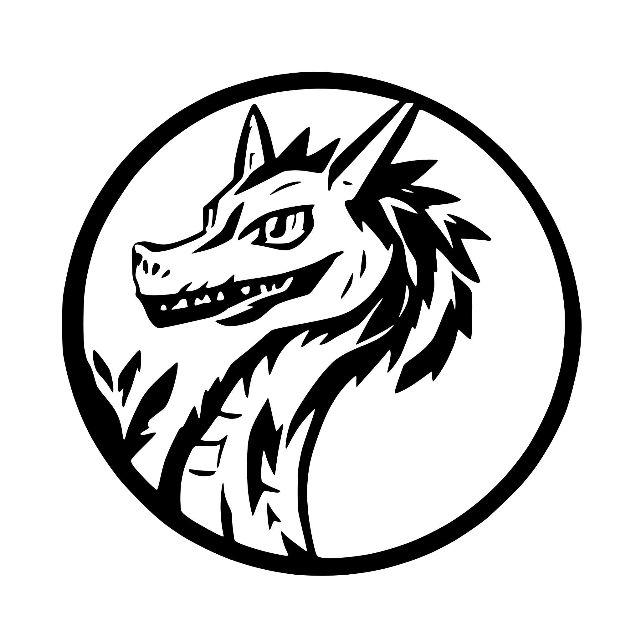 AI-generated SVG of a ore in a shape of dragon
