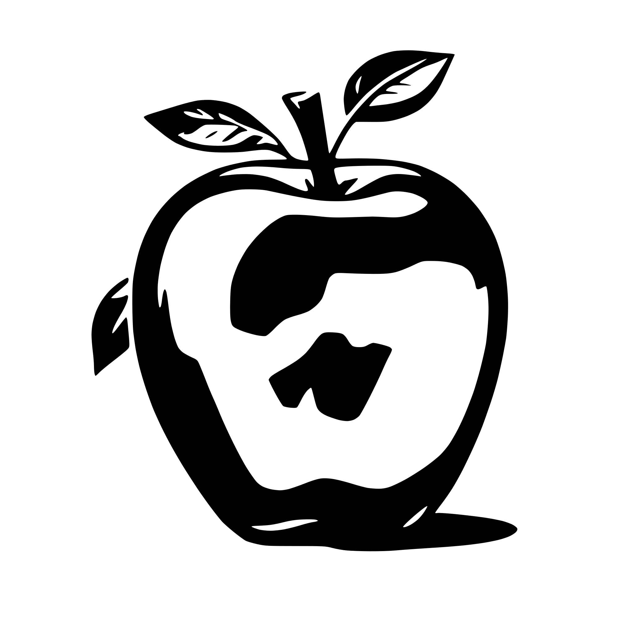 AI-generated SVG of a apple