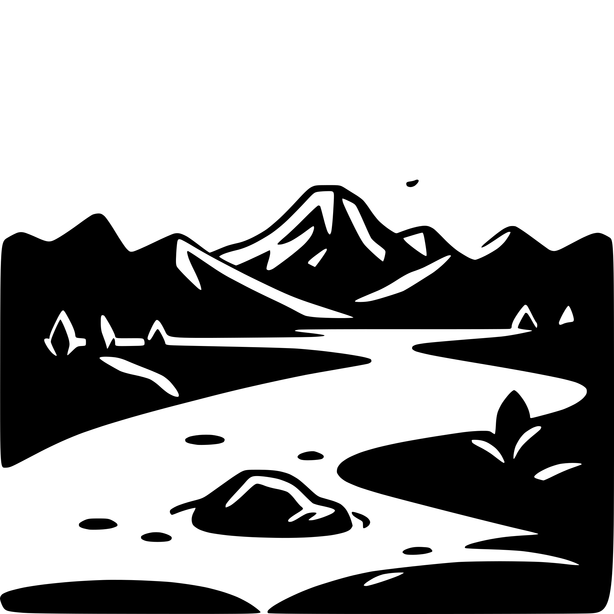 AI-generated SVG of 'Mountain river landscape'