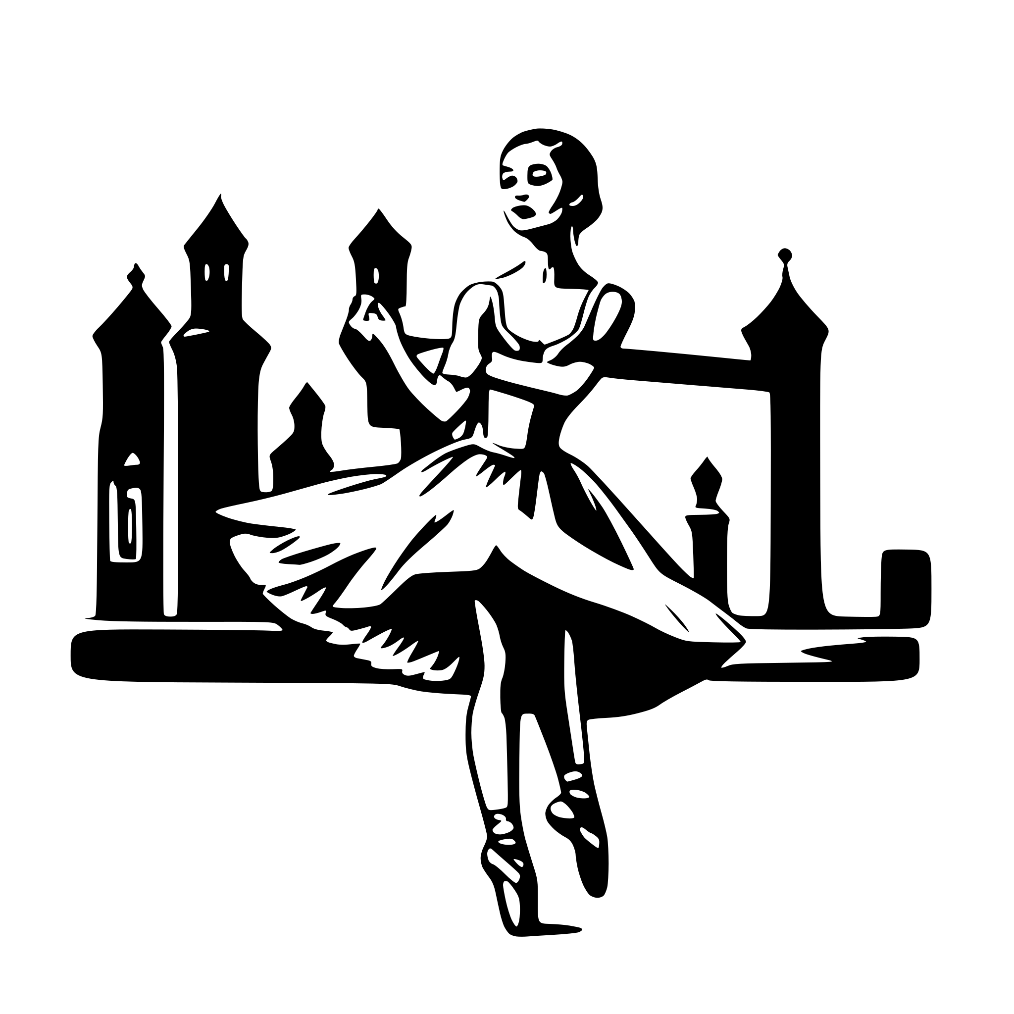 AI-generated SVG of a ballet photography