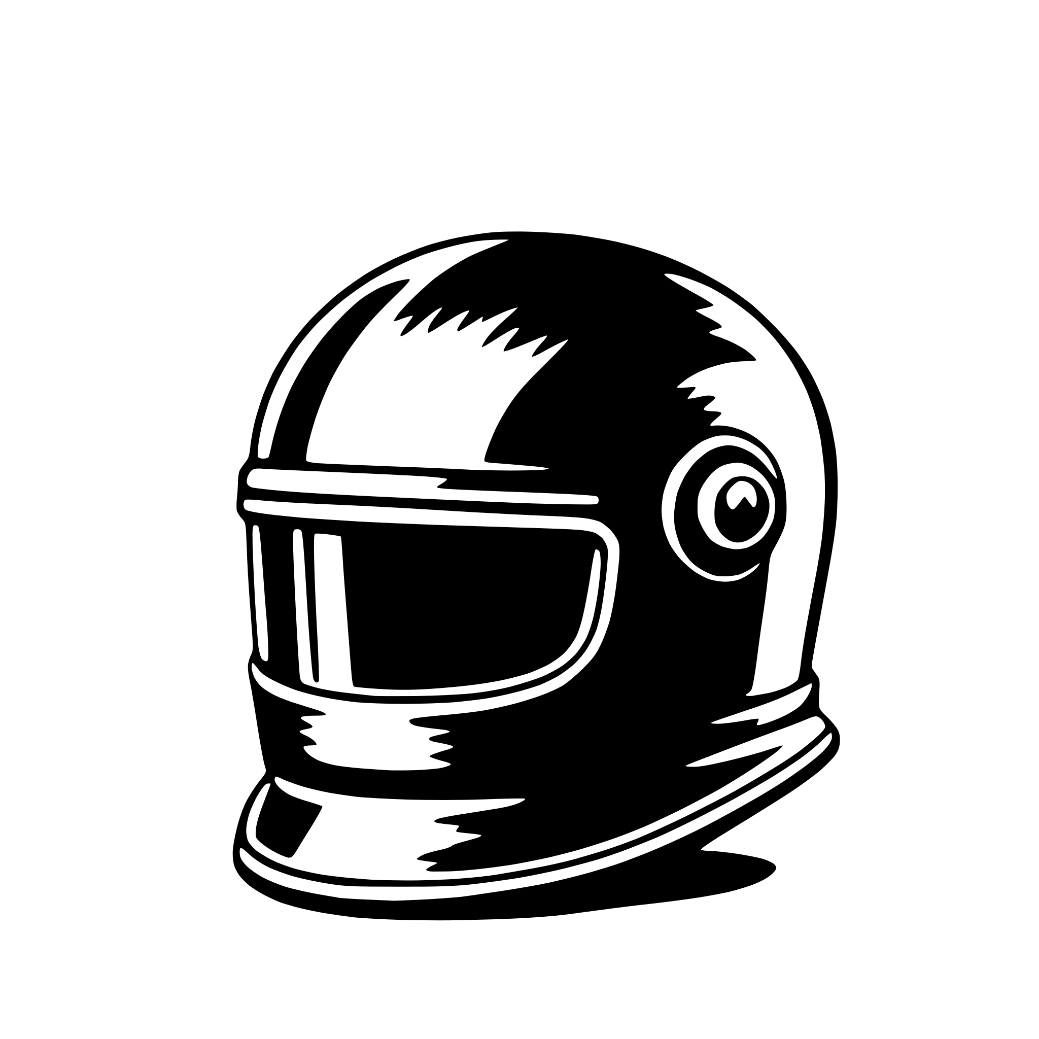 AI-generated SVG of a helmet