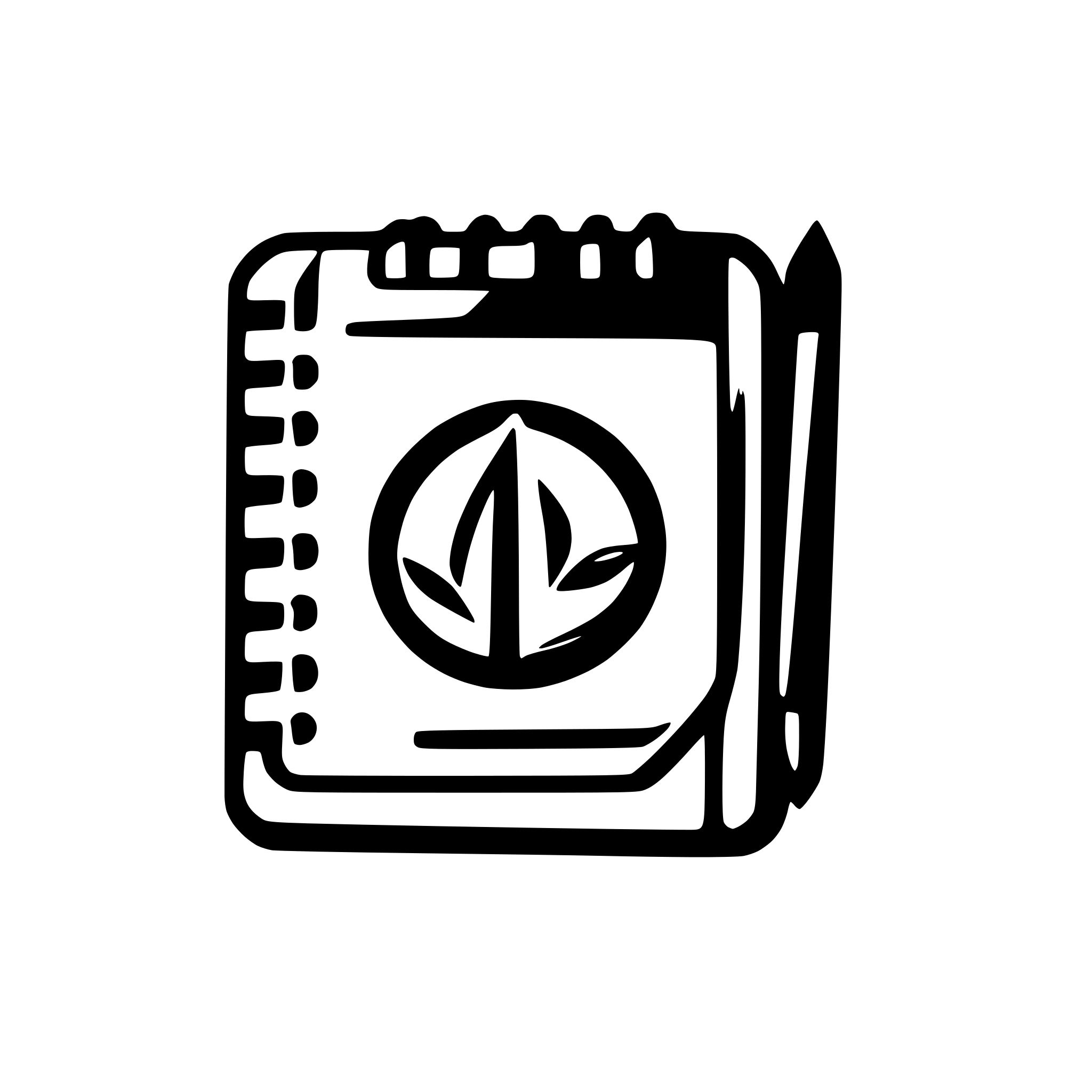 AI-generated SVG of 'a 32x32 logo of a notepad'