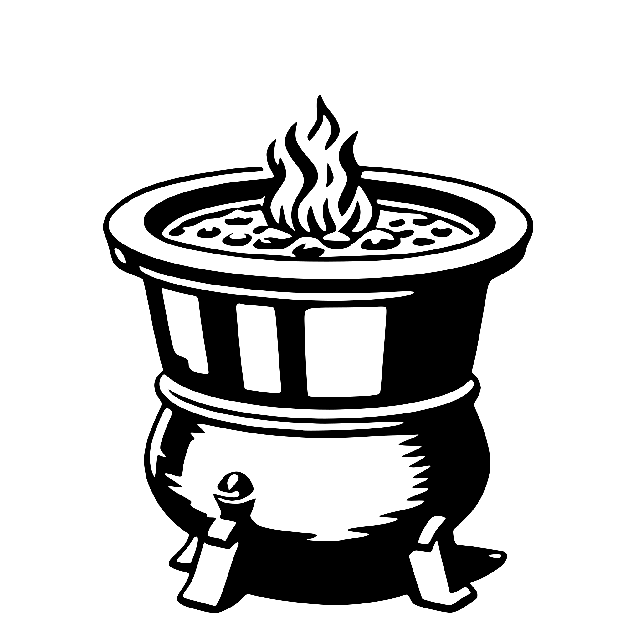 AI-generated SVG of 'cauldron'