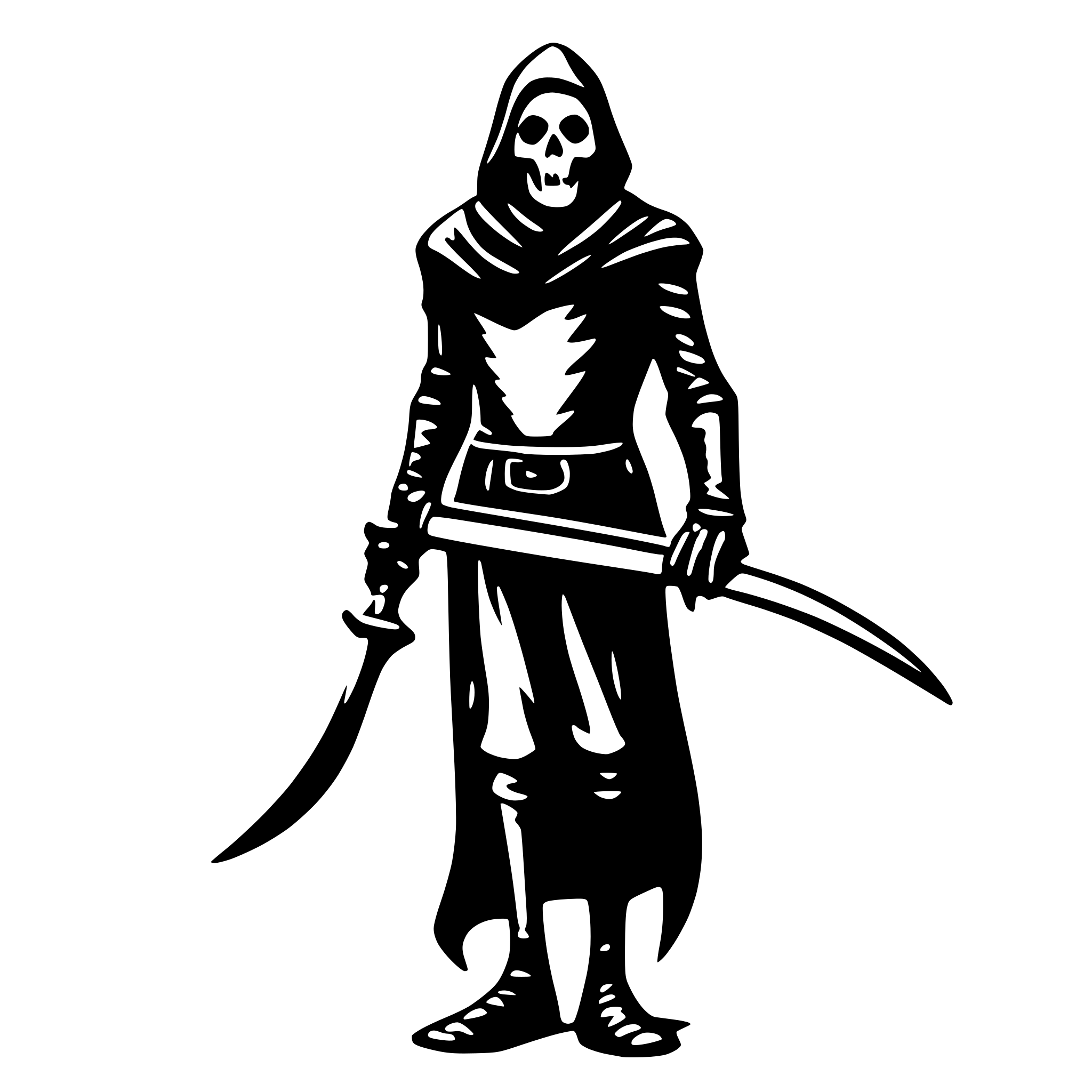 AI-generated SVG of a Reaper