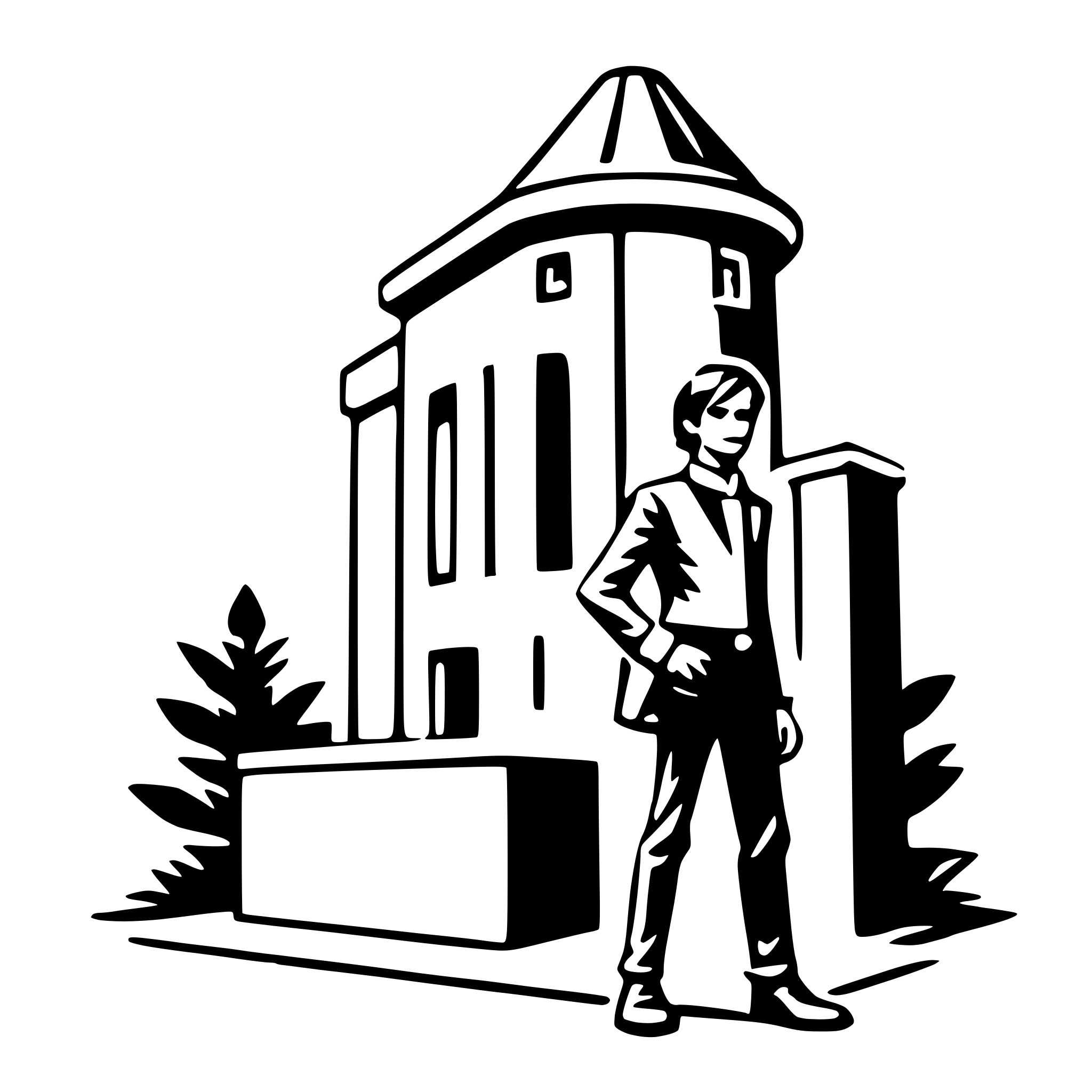 AI-generated SVG of 'architect'