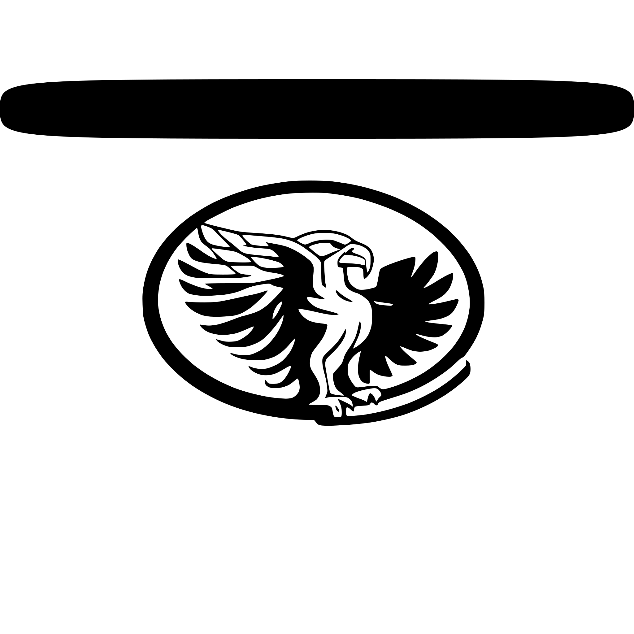AI-generated SVG of a stylized eagle emblem for roman standard