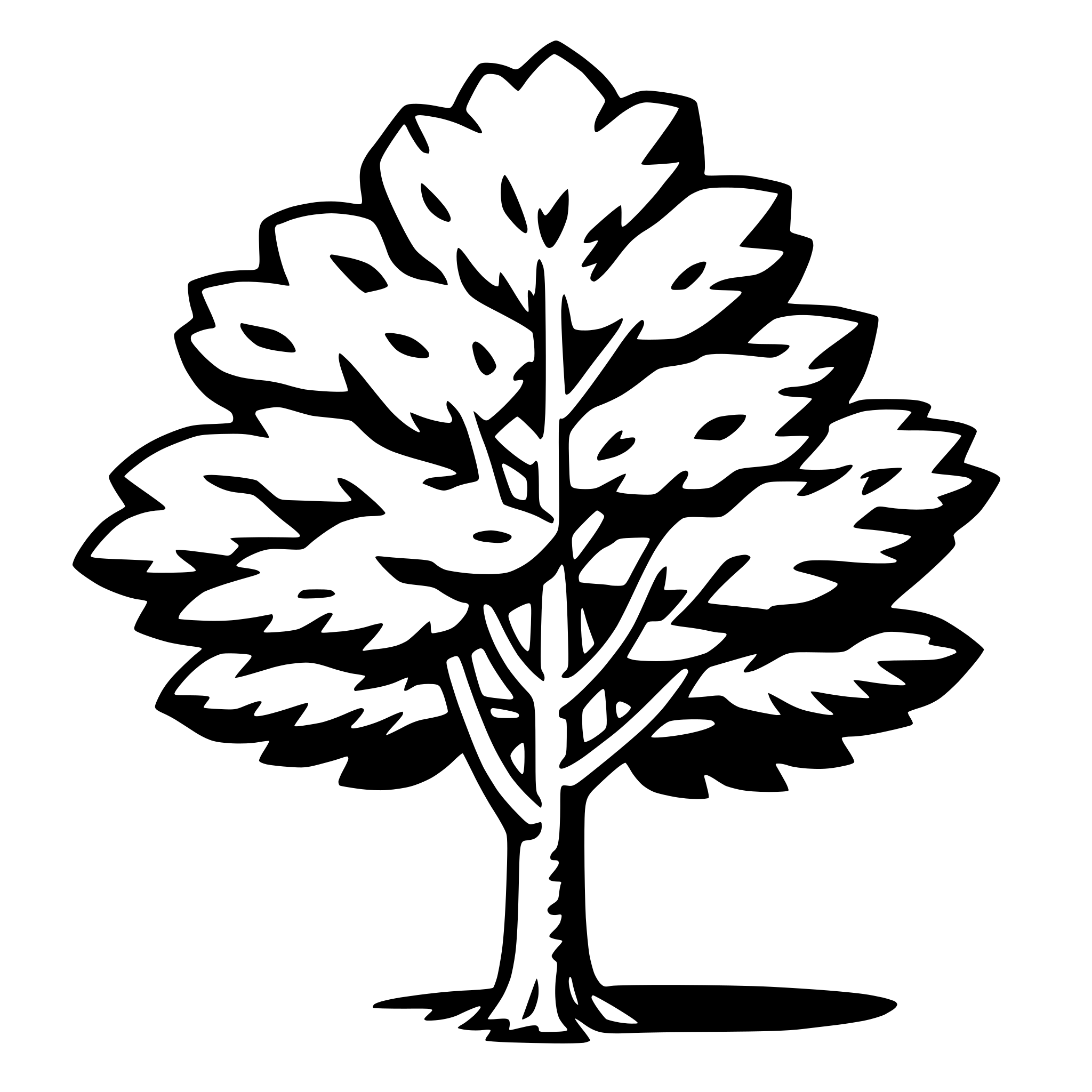 AI-generated SVG of 'ash tree'
