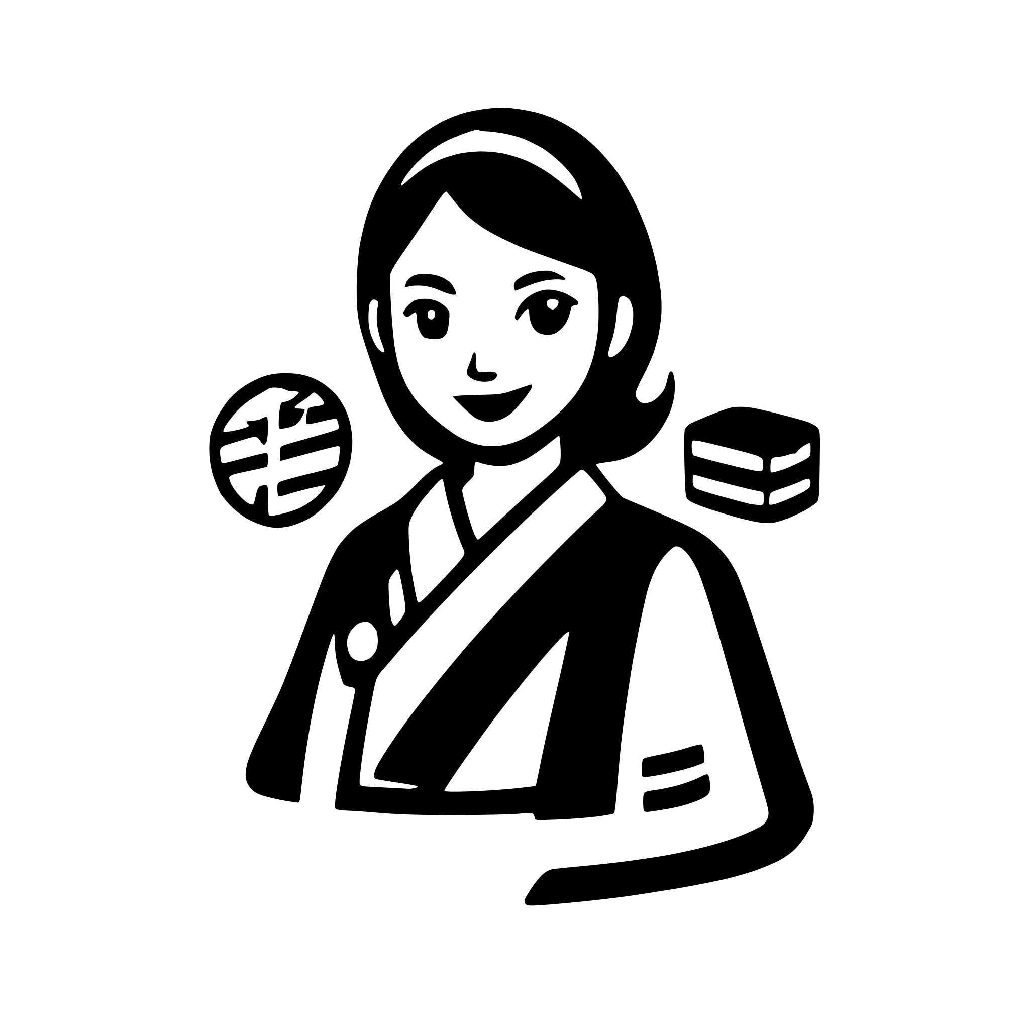 AI-generated SVG of a 1024x1024 icon for a japanese language learning website called NihongoPal