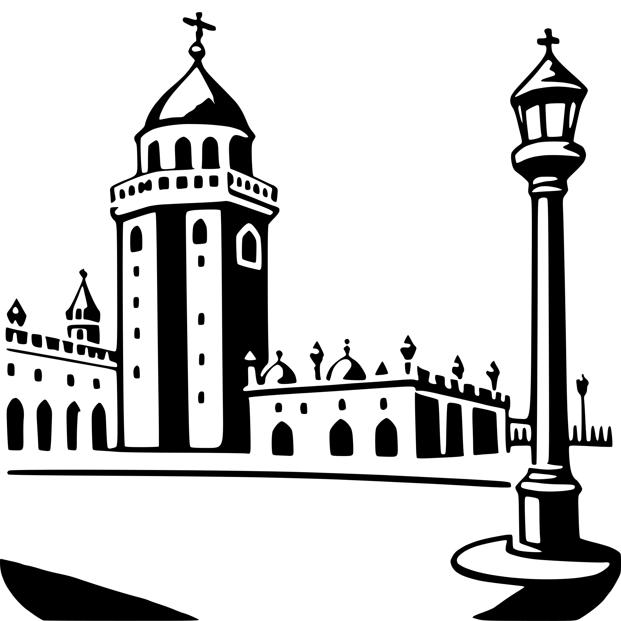 AI-generated SVG of 'piazza san marco'