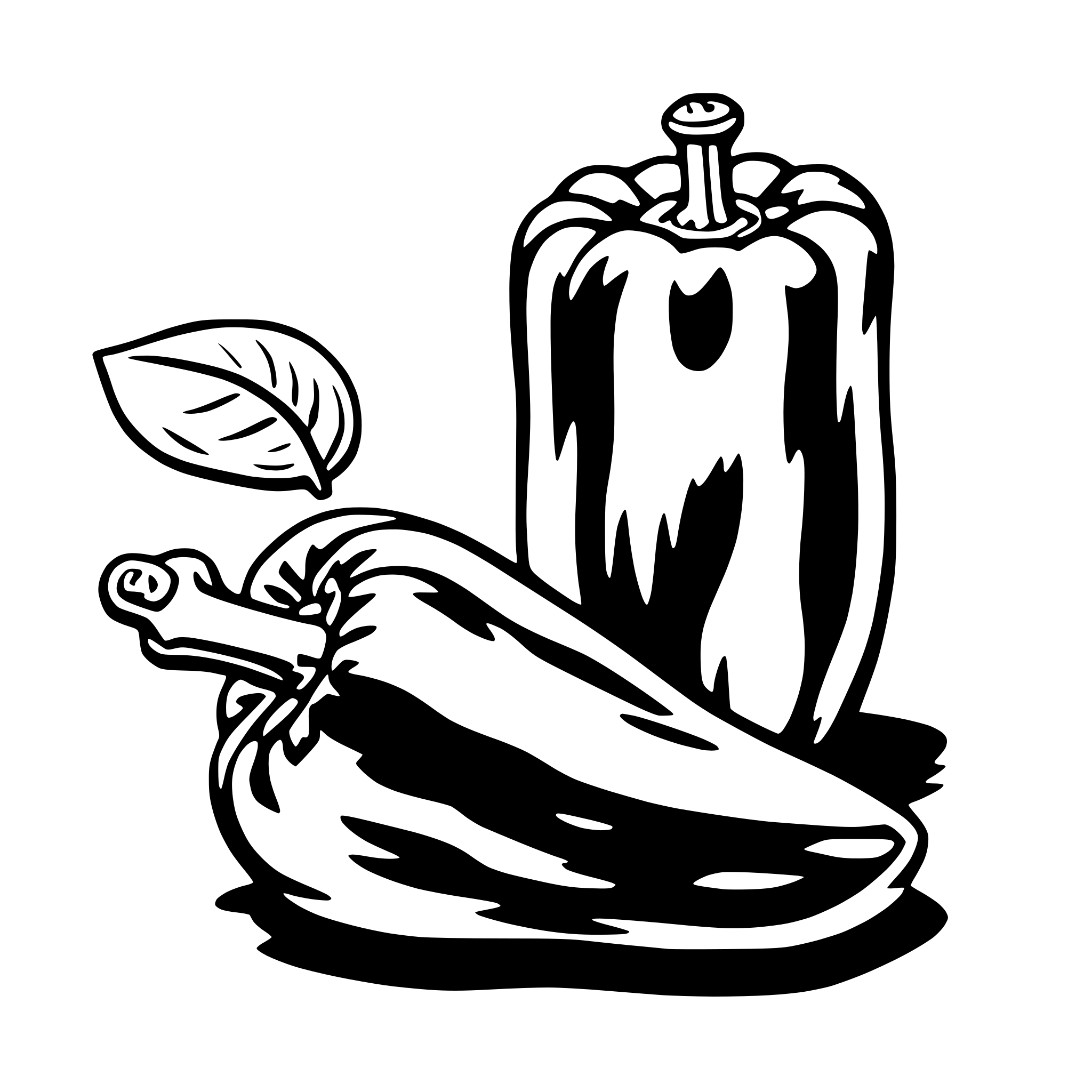 AI-generated SVG of 'pepper'