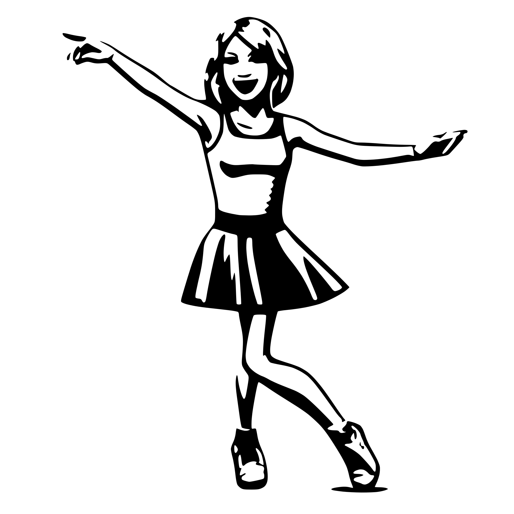AI-generated SVG of 'Taylor swift, stitch, dance, gymnastics'