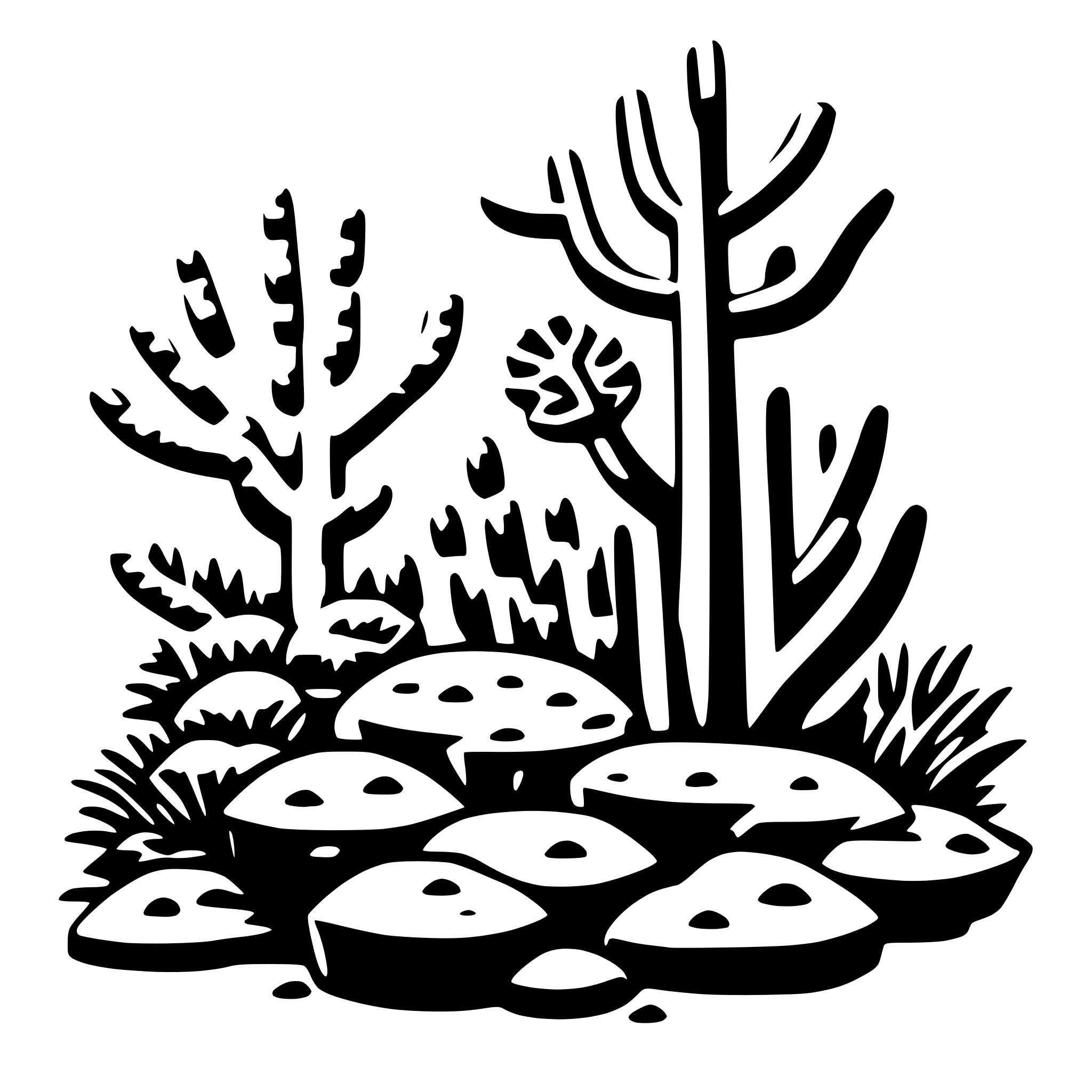 AI-generated SVG of 'coral reef'