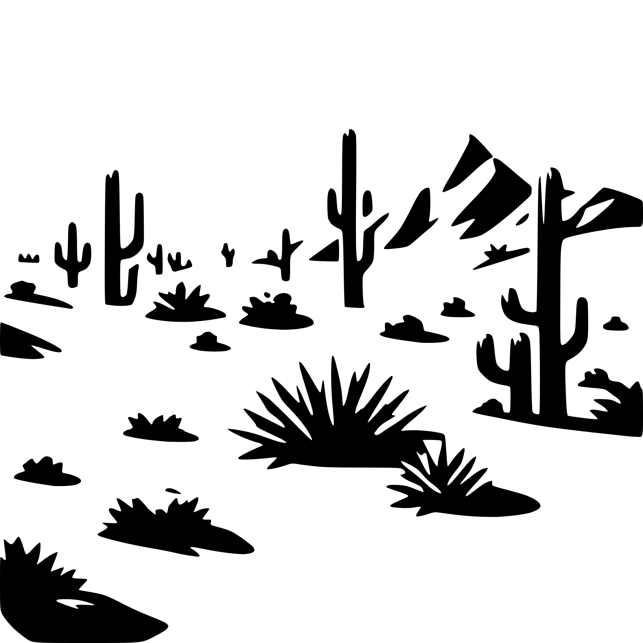 AI-generated SVG of 'desert ecosystem'