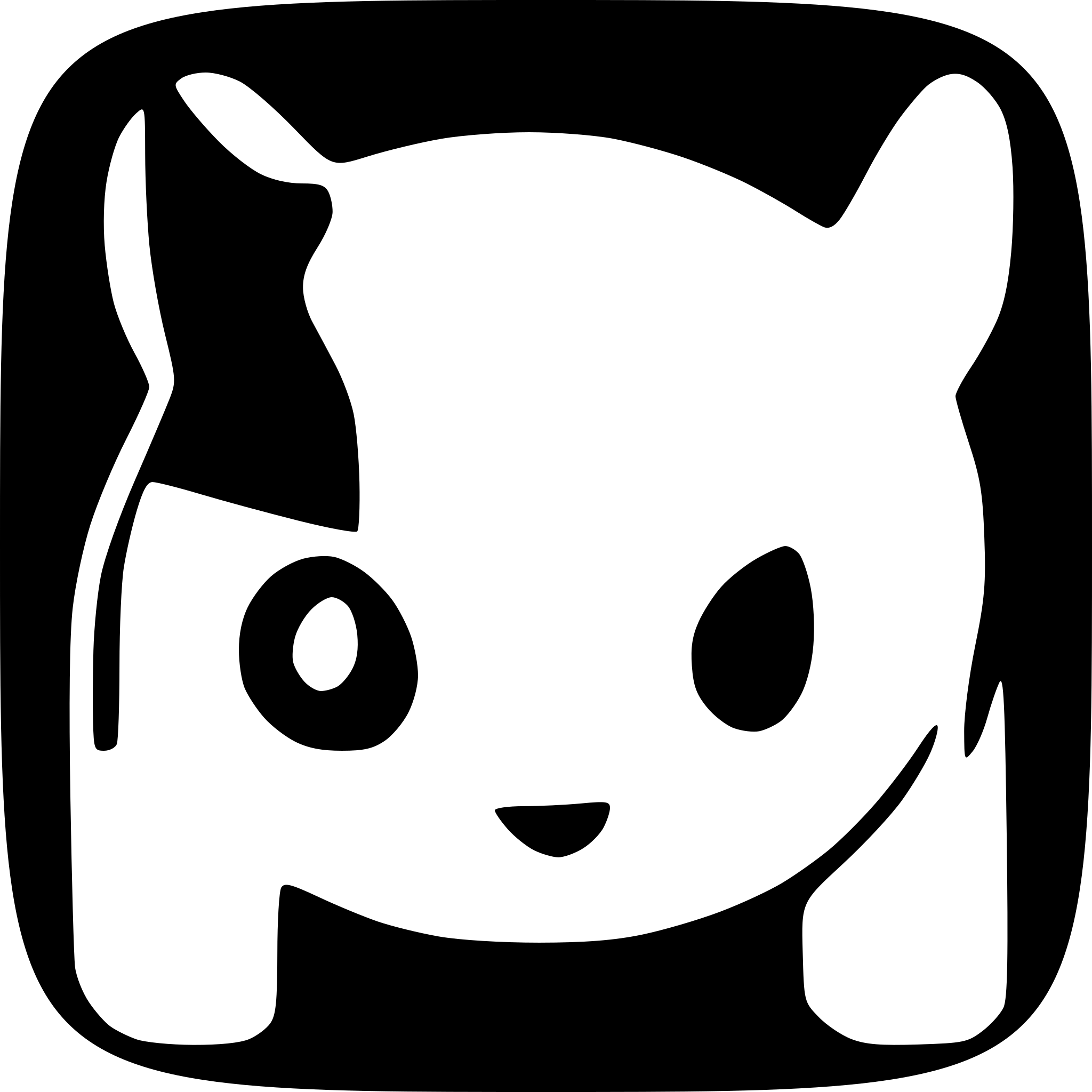 AI-generated SVG of a A smilling dog from a cartoon with surprised face with few details