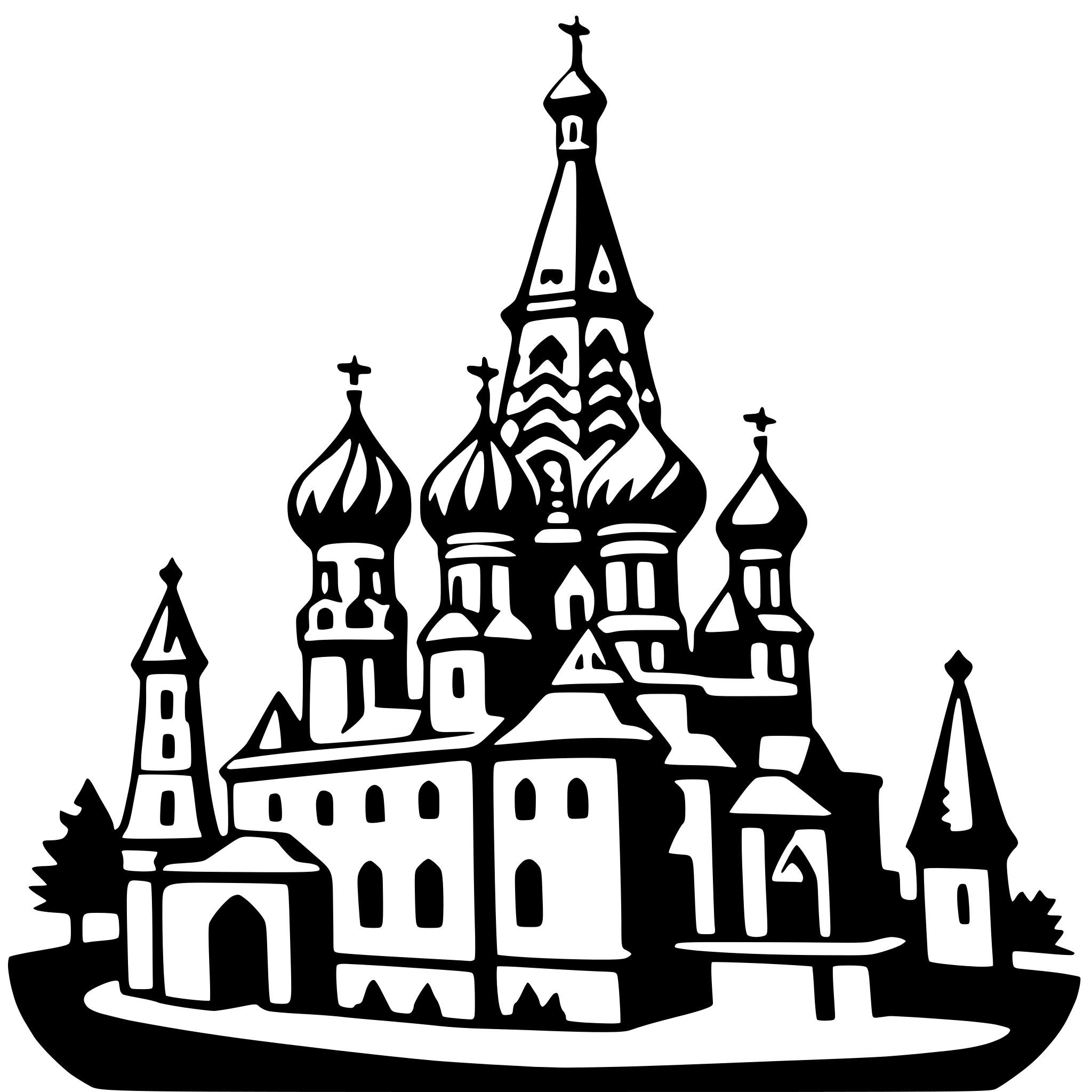 AI-generated SVG of 'saint basil's cathedral'
