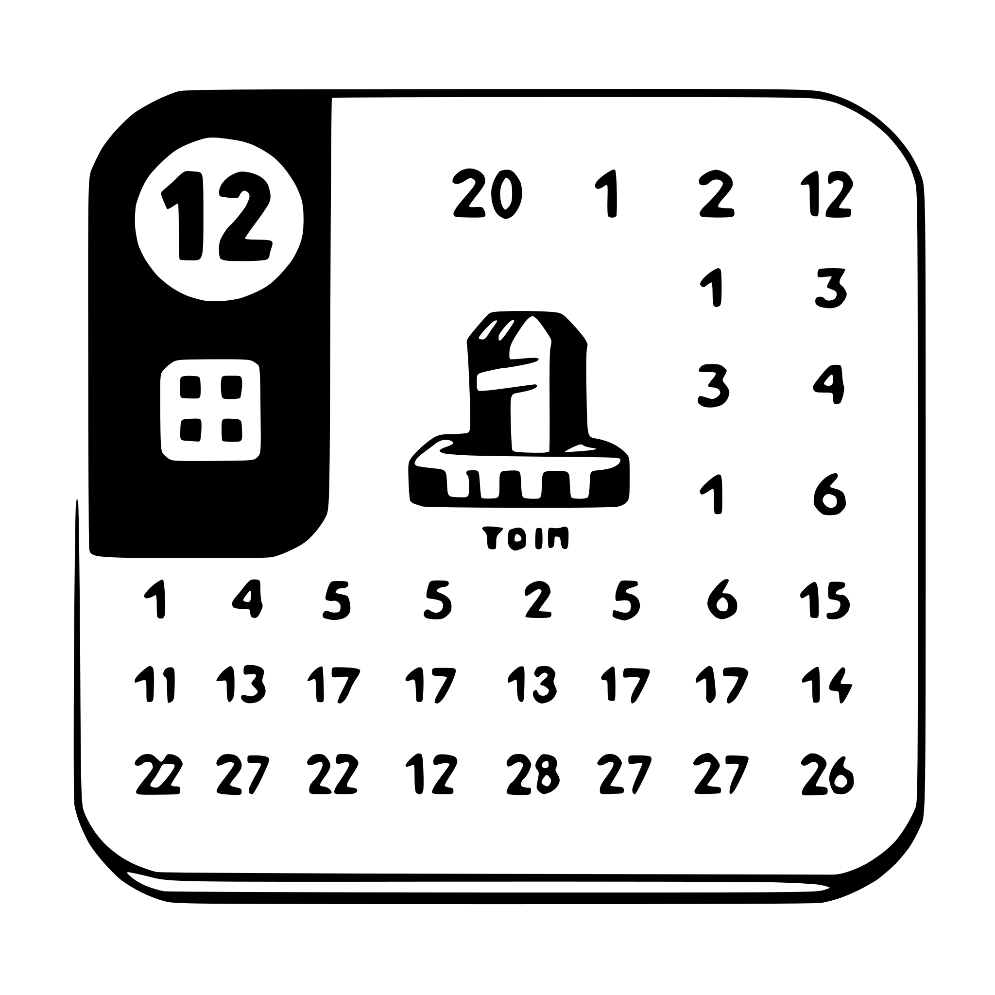 AI-generated SVG of a calendar