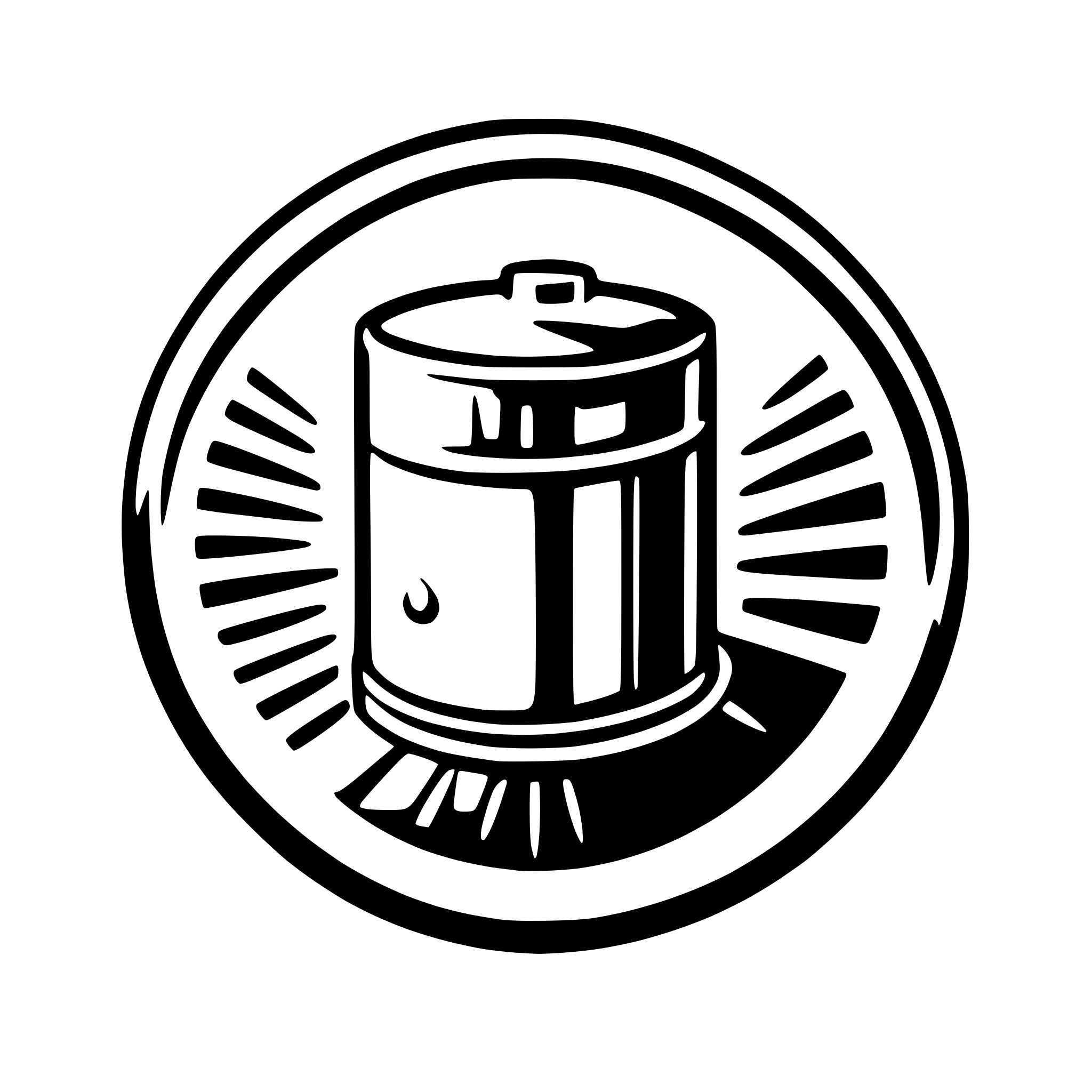 AI-generated SVG of 'A logo for an environmental, waste, decontamination application with the title RESPOND'