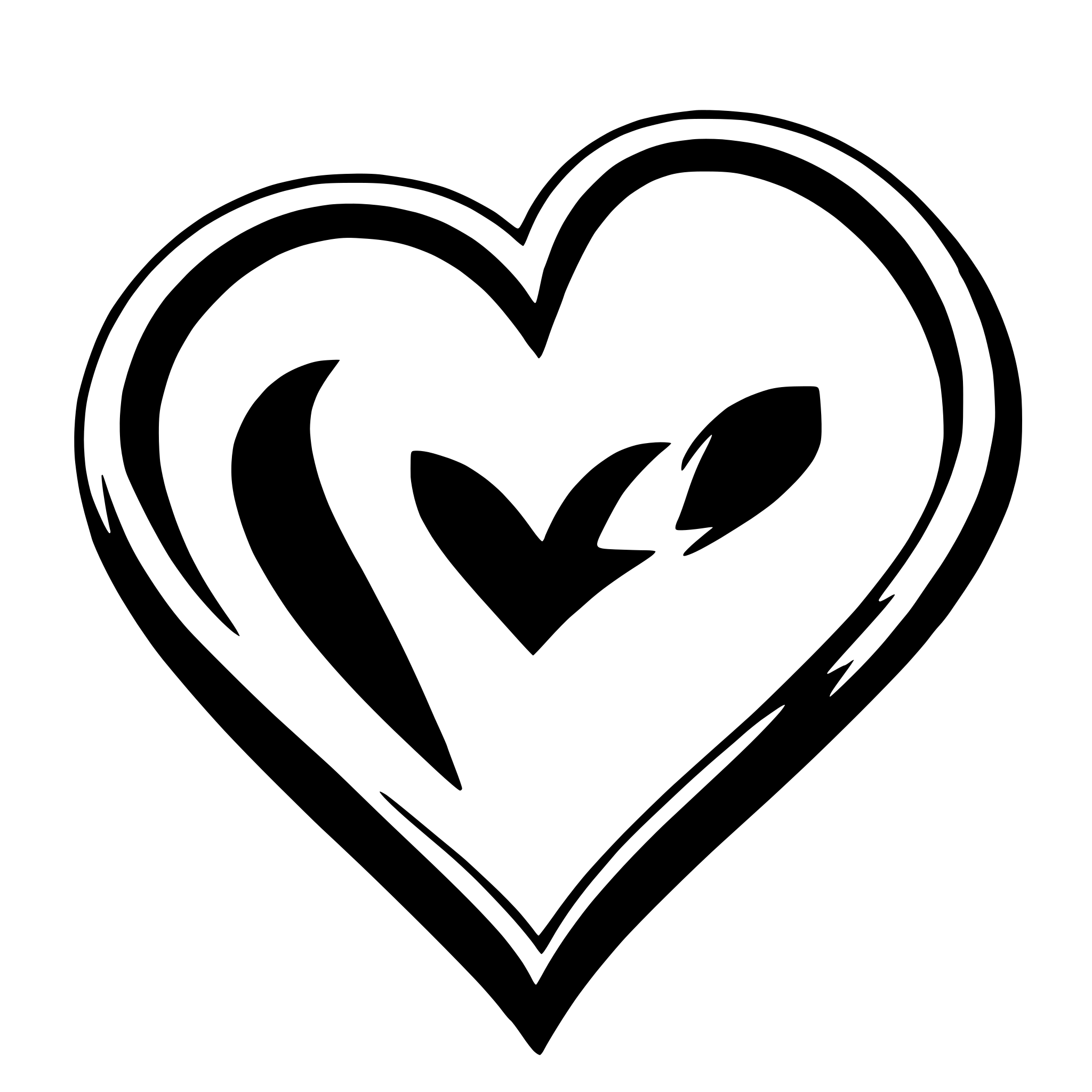 AI-generated SVG of 'interlocking hearts'