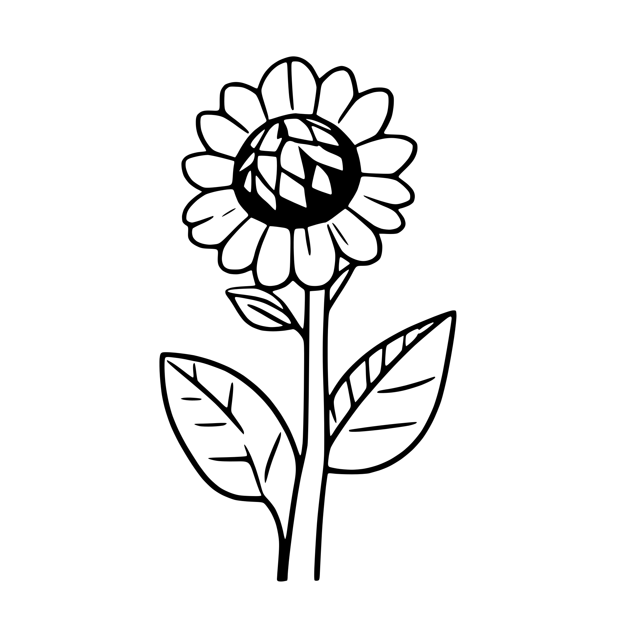 AI-generated SVG of 'sunflowers in a field'