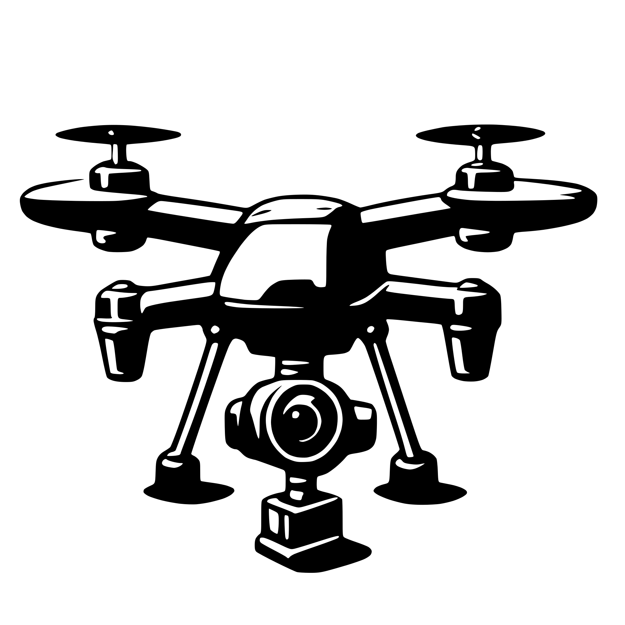 AI-generated SVG of a drone