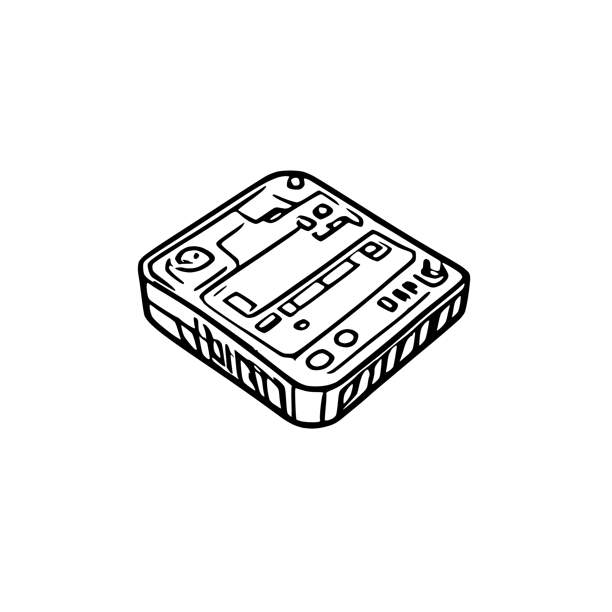 AI-generated SVG of a electronic circuit