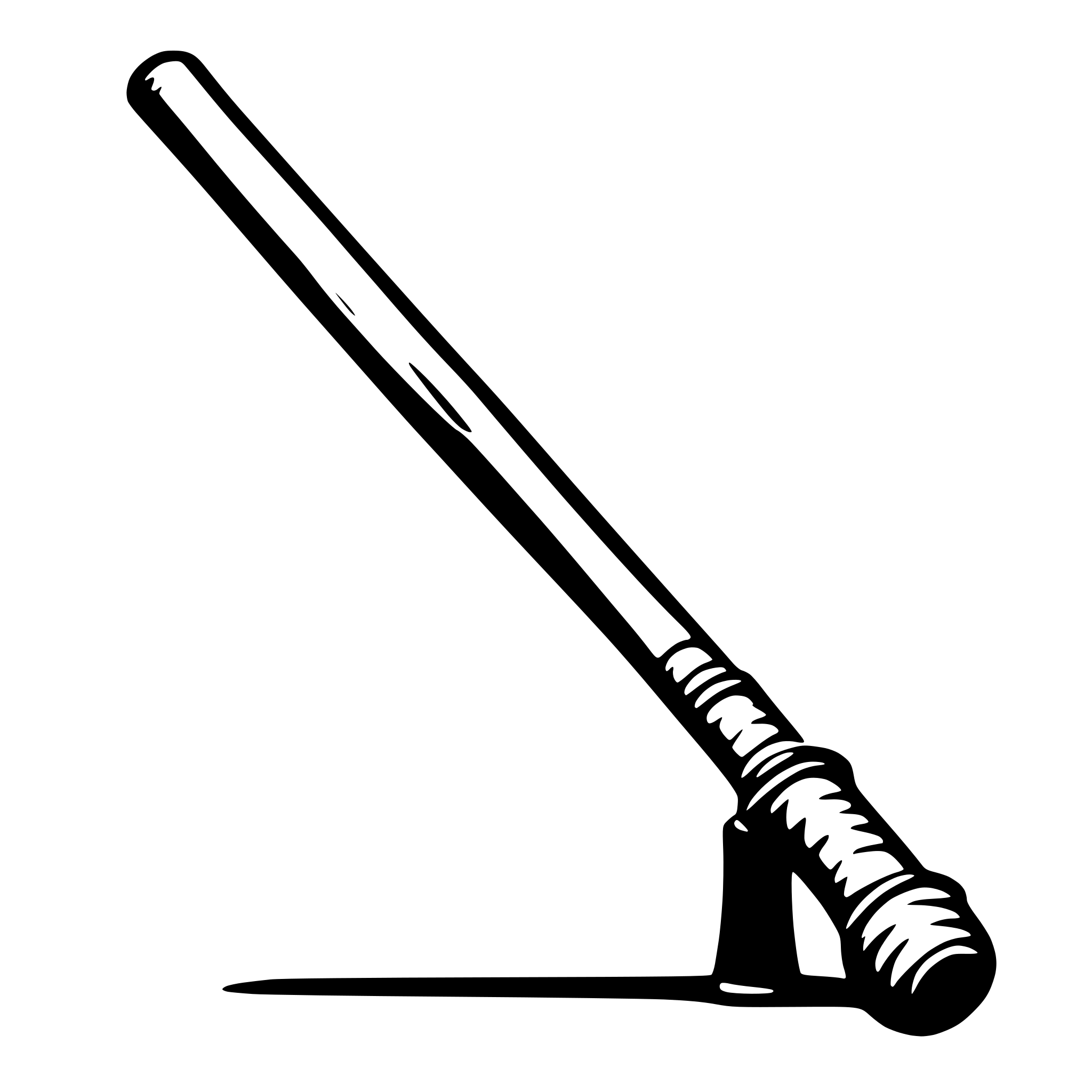 AI-generated SVG of a baseball bat