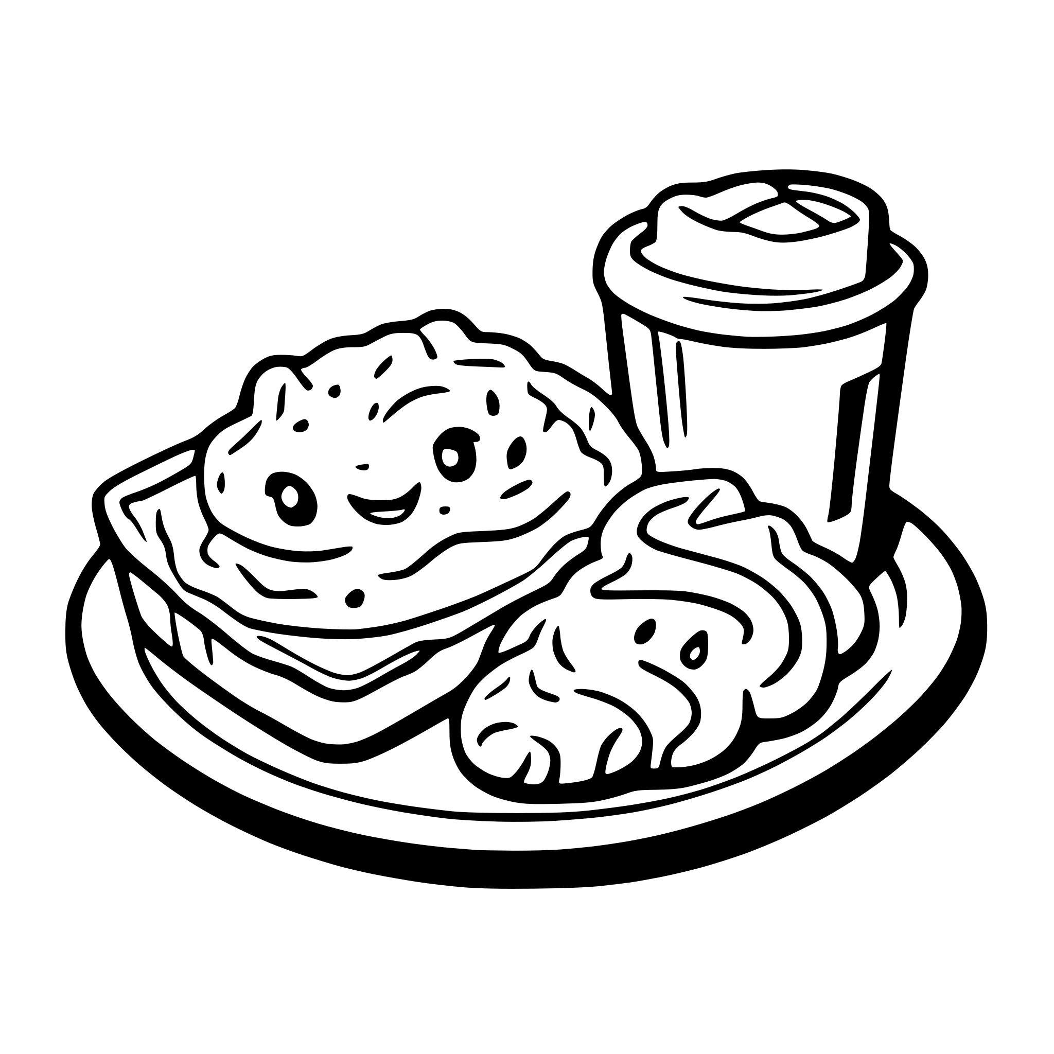 AI-generated SVG of a breakfast icon