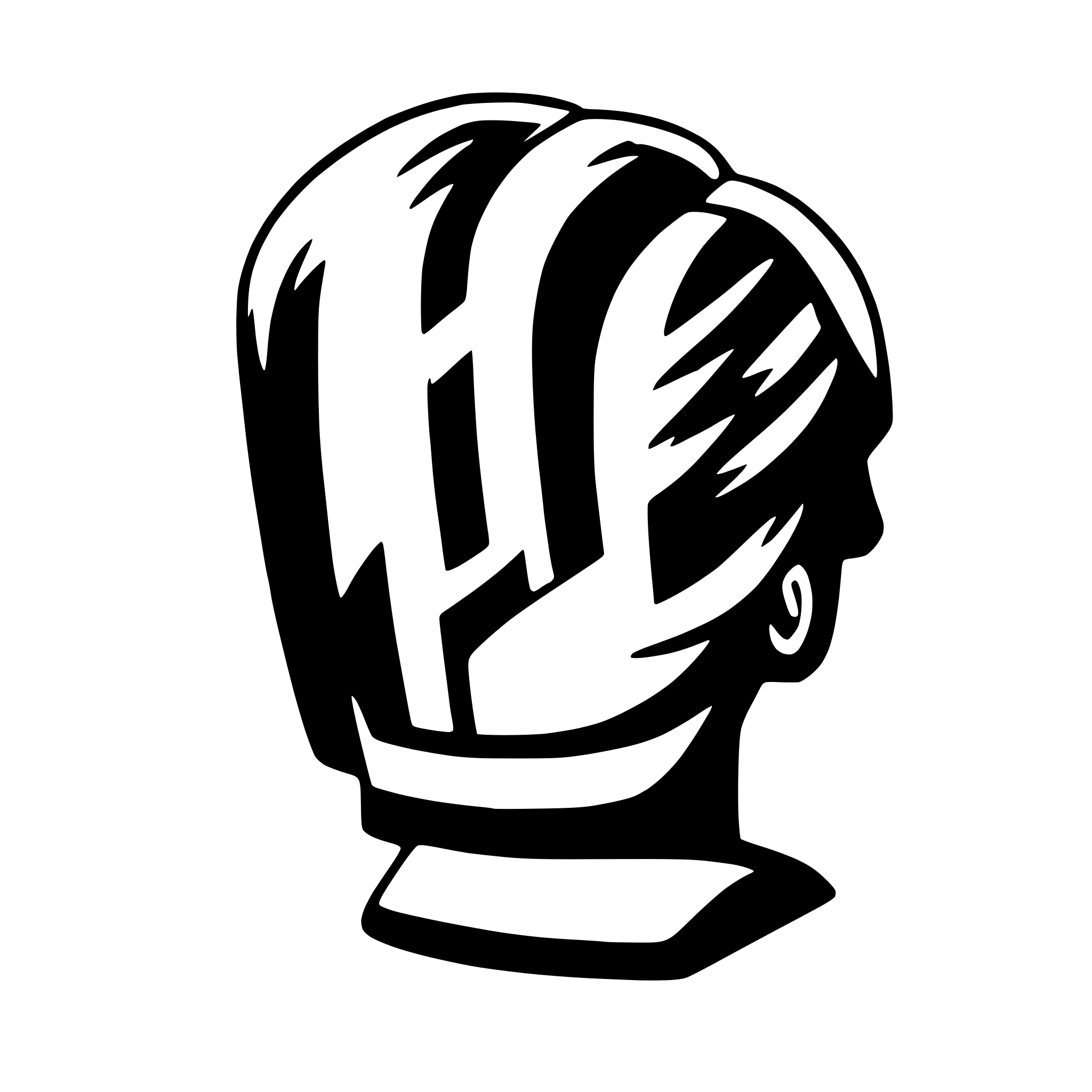 AI-generated SVG of a barrette