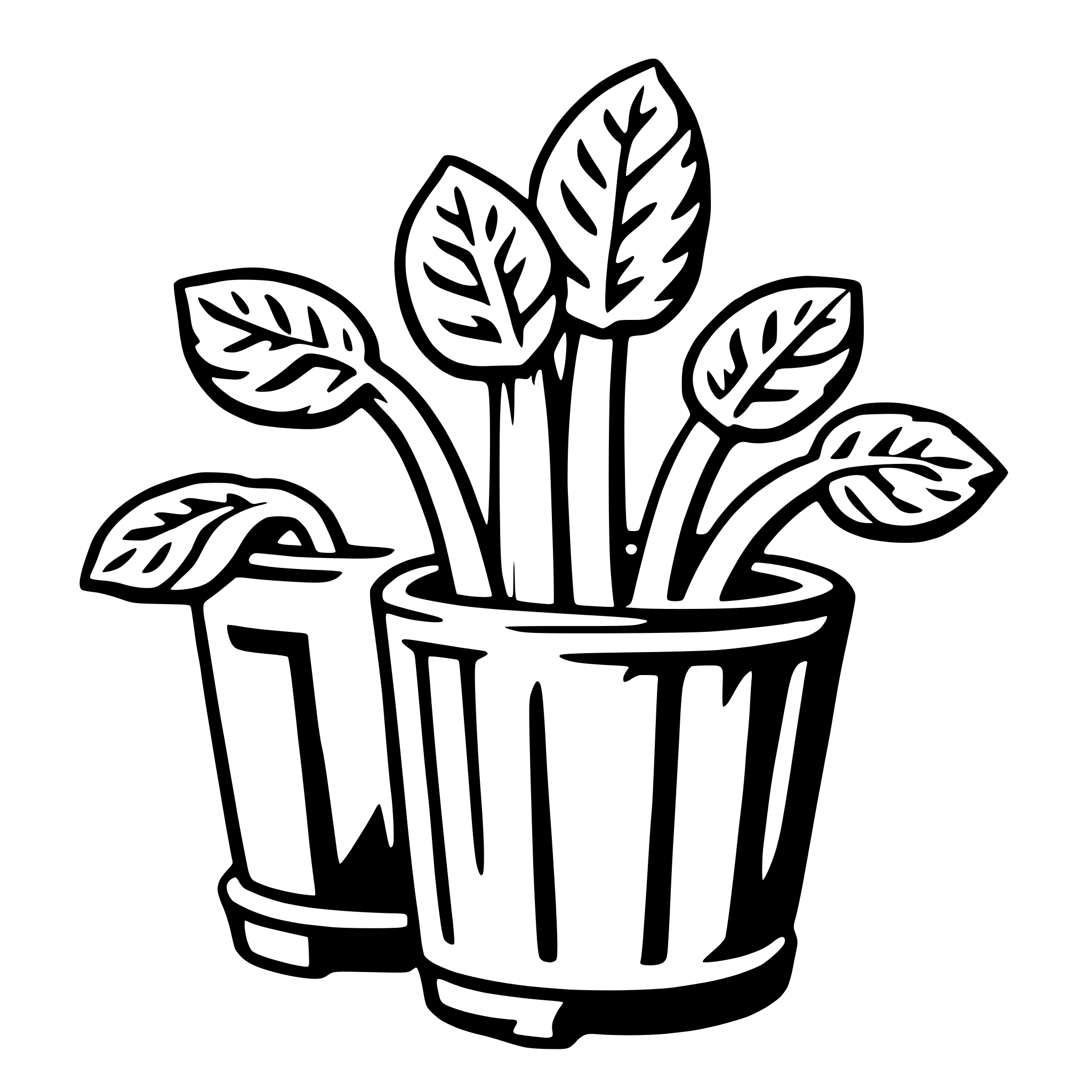 AI-generated SVG of 'celery'