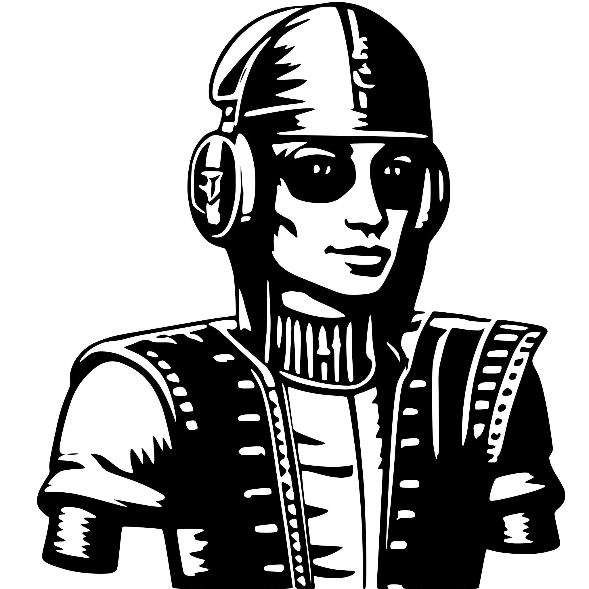 AI-generated SVG of a DJ cobra Belém