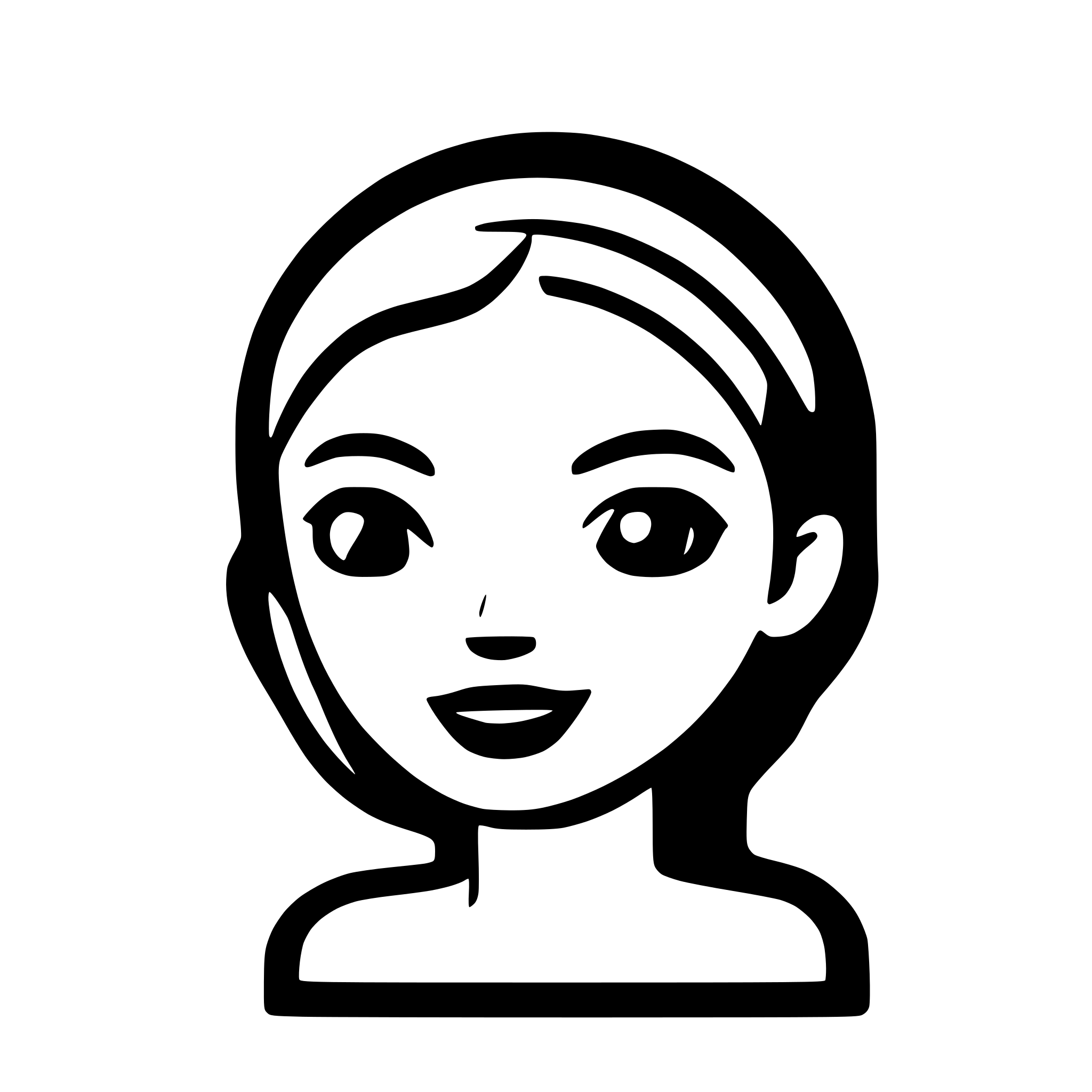 AI-generated SVG of a simple human outline