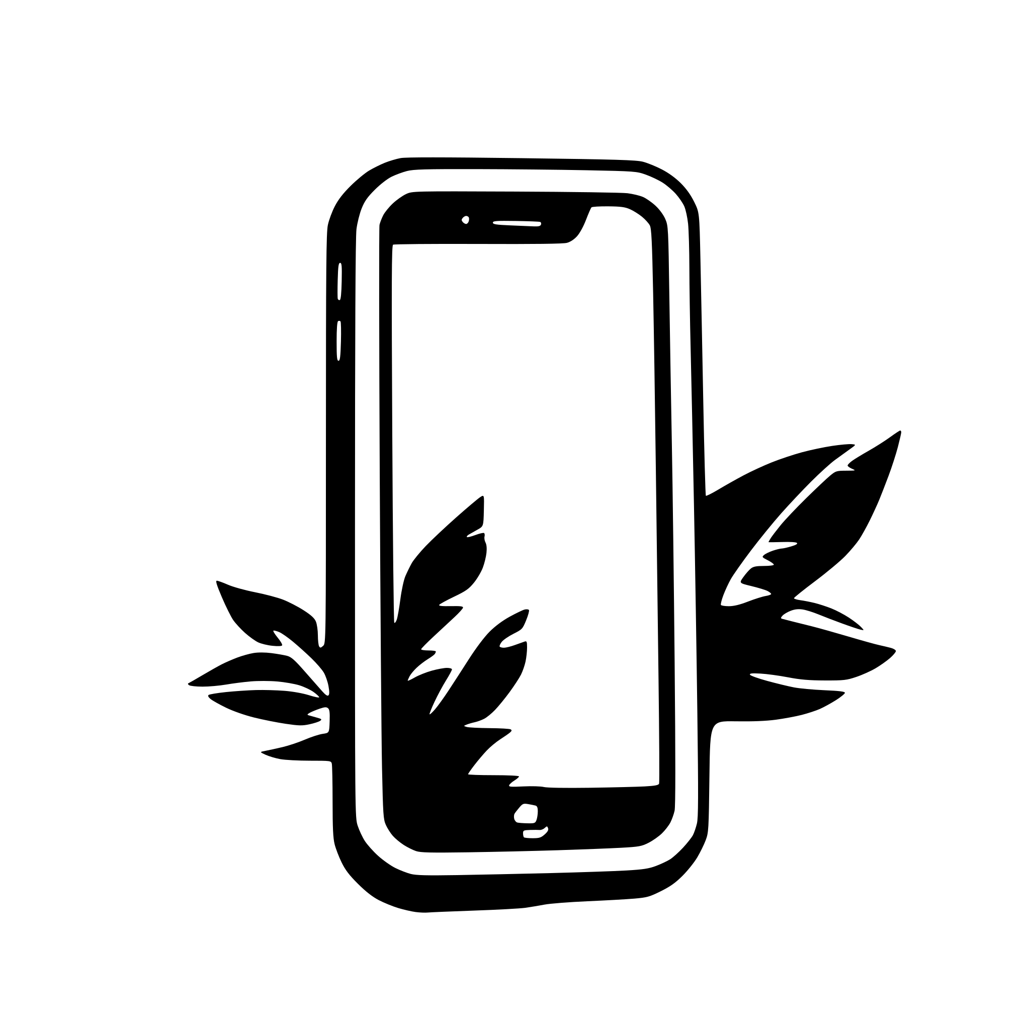 AI-generated SVG of 'iPhone 16 moldure'