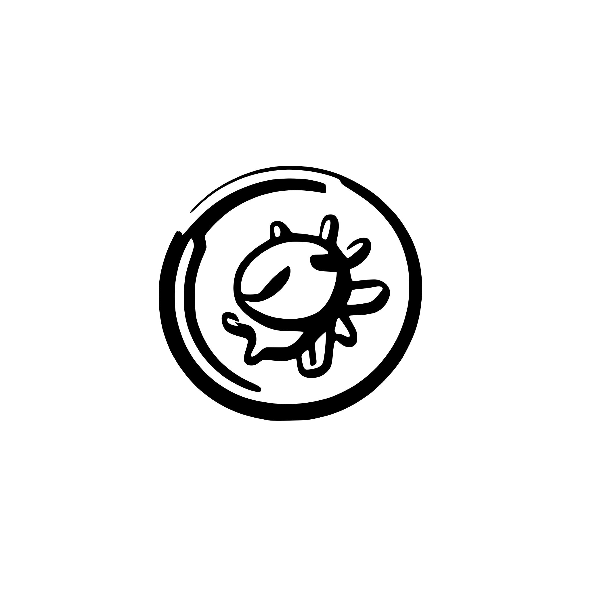 AI-generated SVG of a curved bacterium