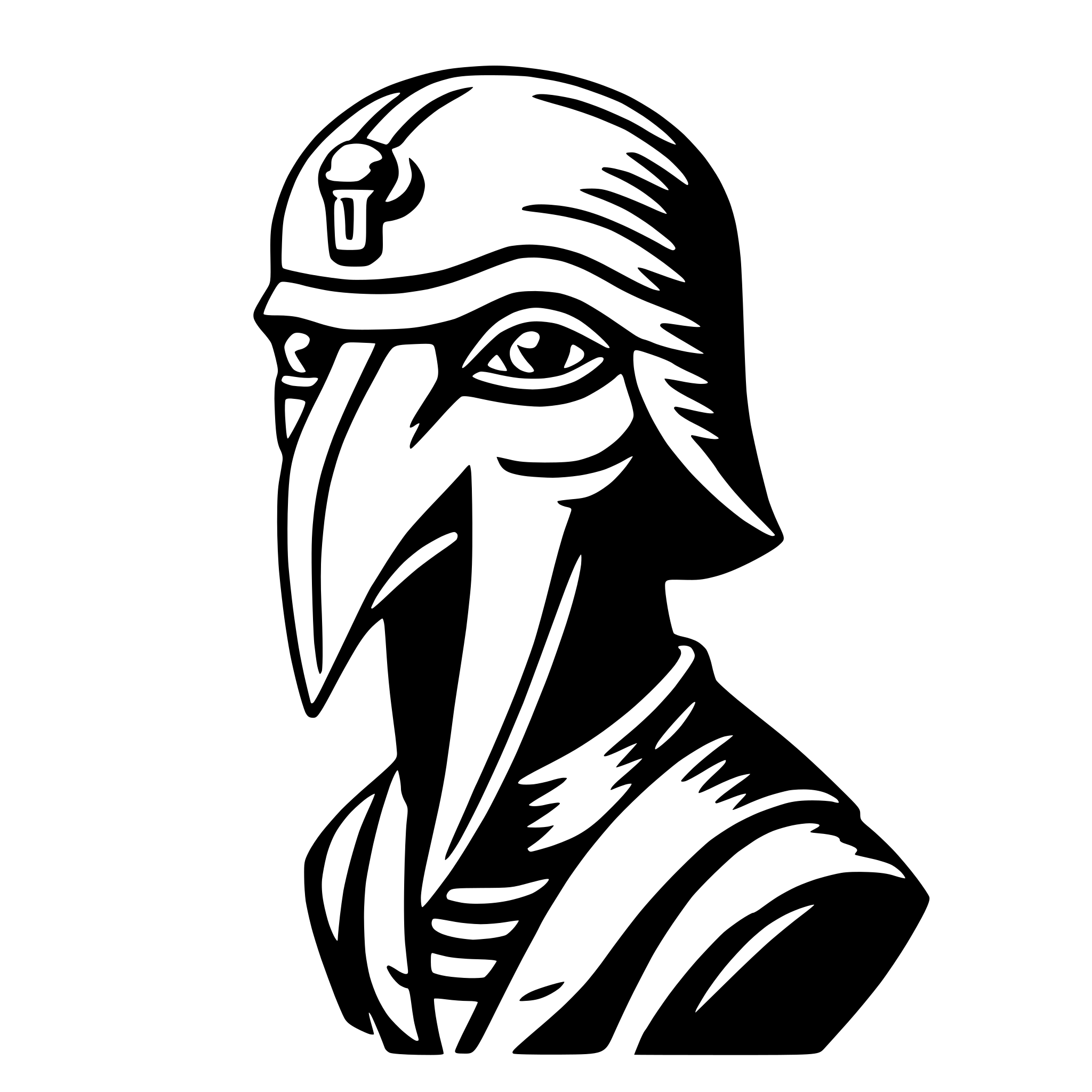AI-generated SVG of 'thoth'